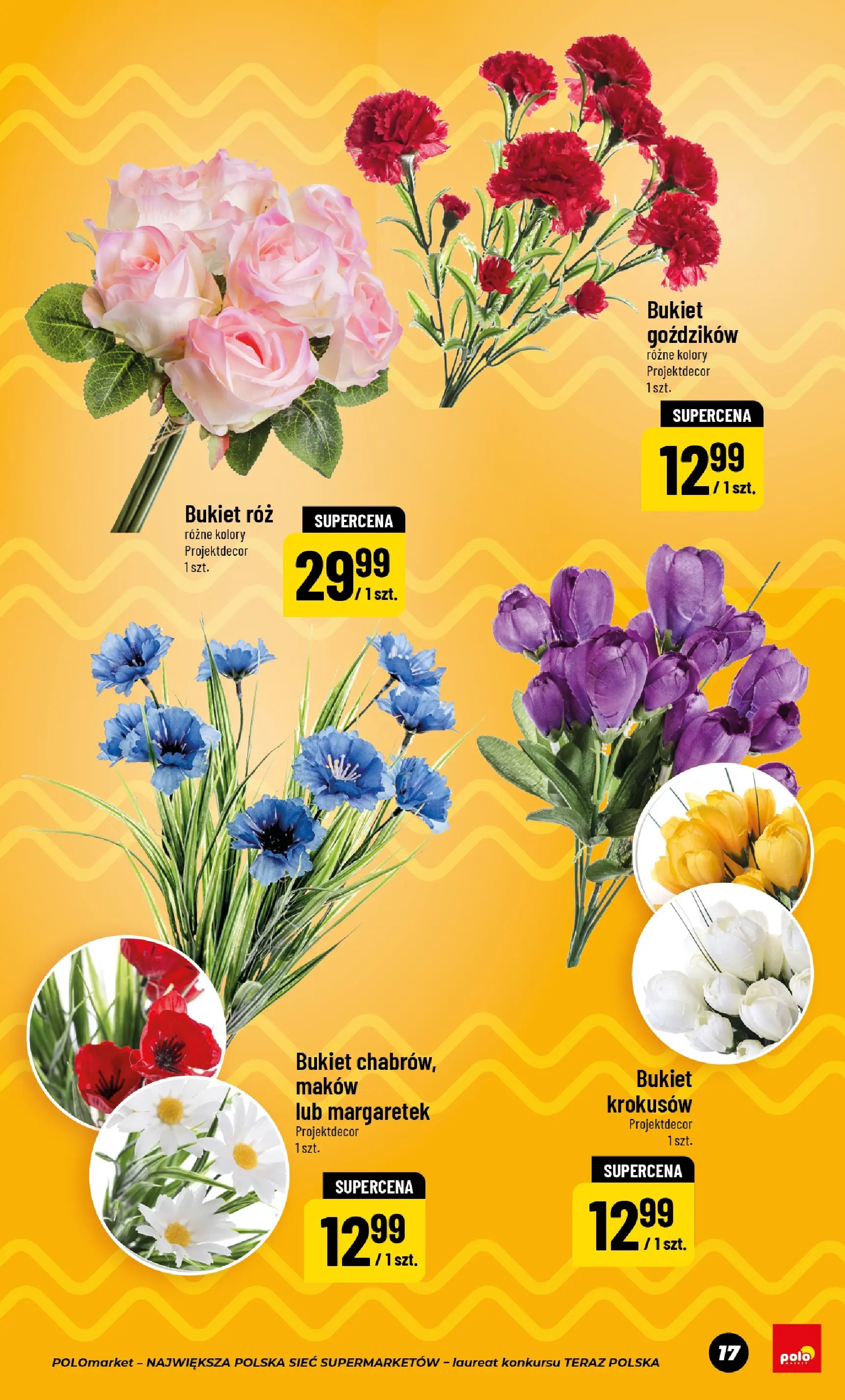 Nowa POLOmarket gazetka od jutra 06.03.2026 (PDF) | Strona: 17 | Produkty: Róż