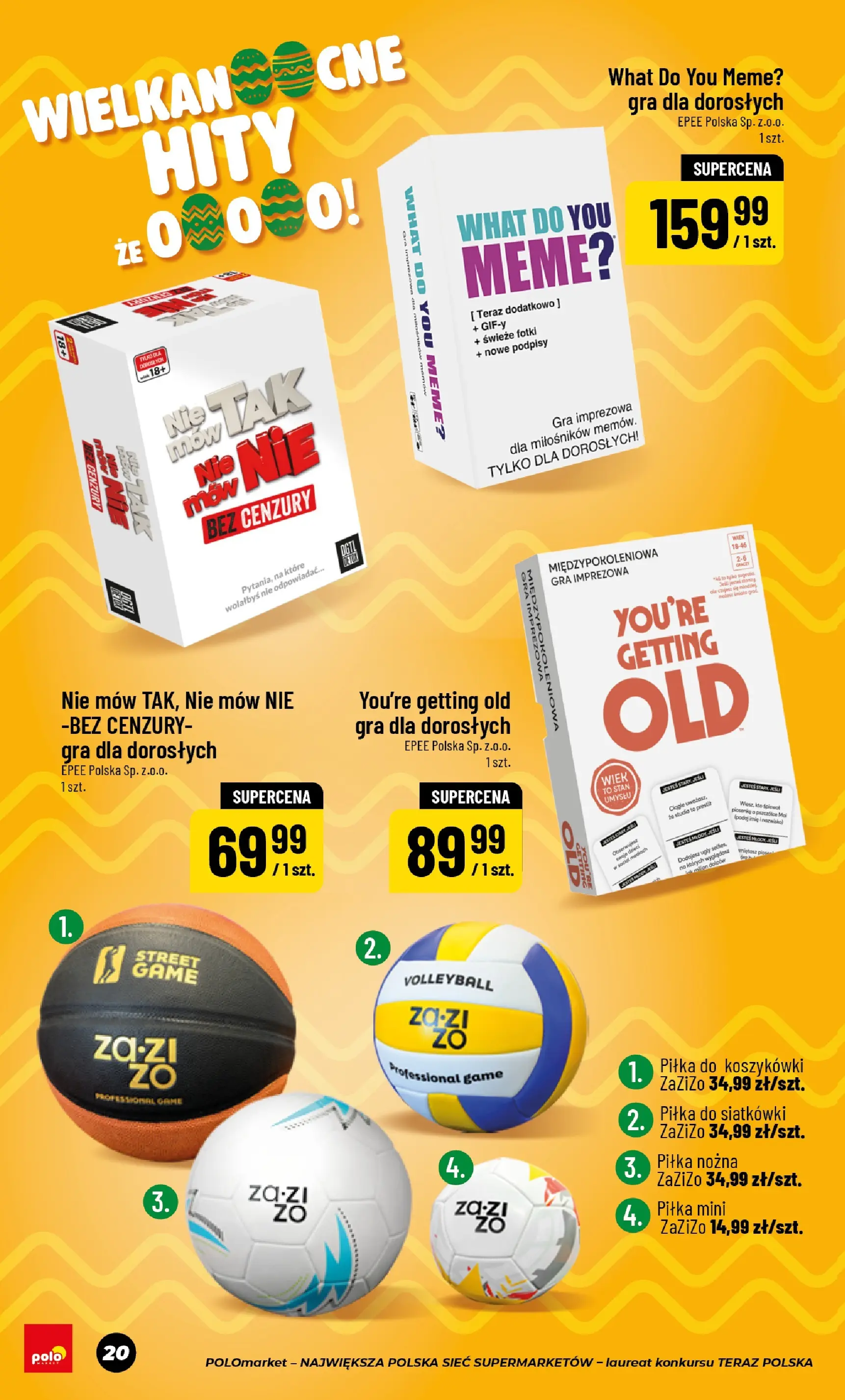 Nowa POLOmarket gazetka od jutra 06.03.2026 (PDF) | Strona: 20 | Produkty: Gra