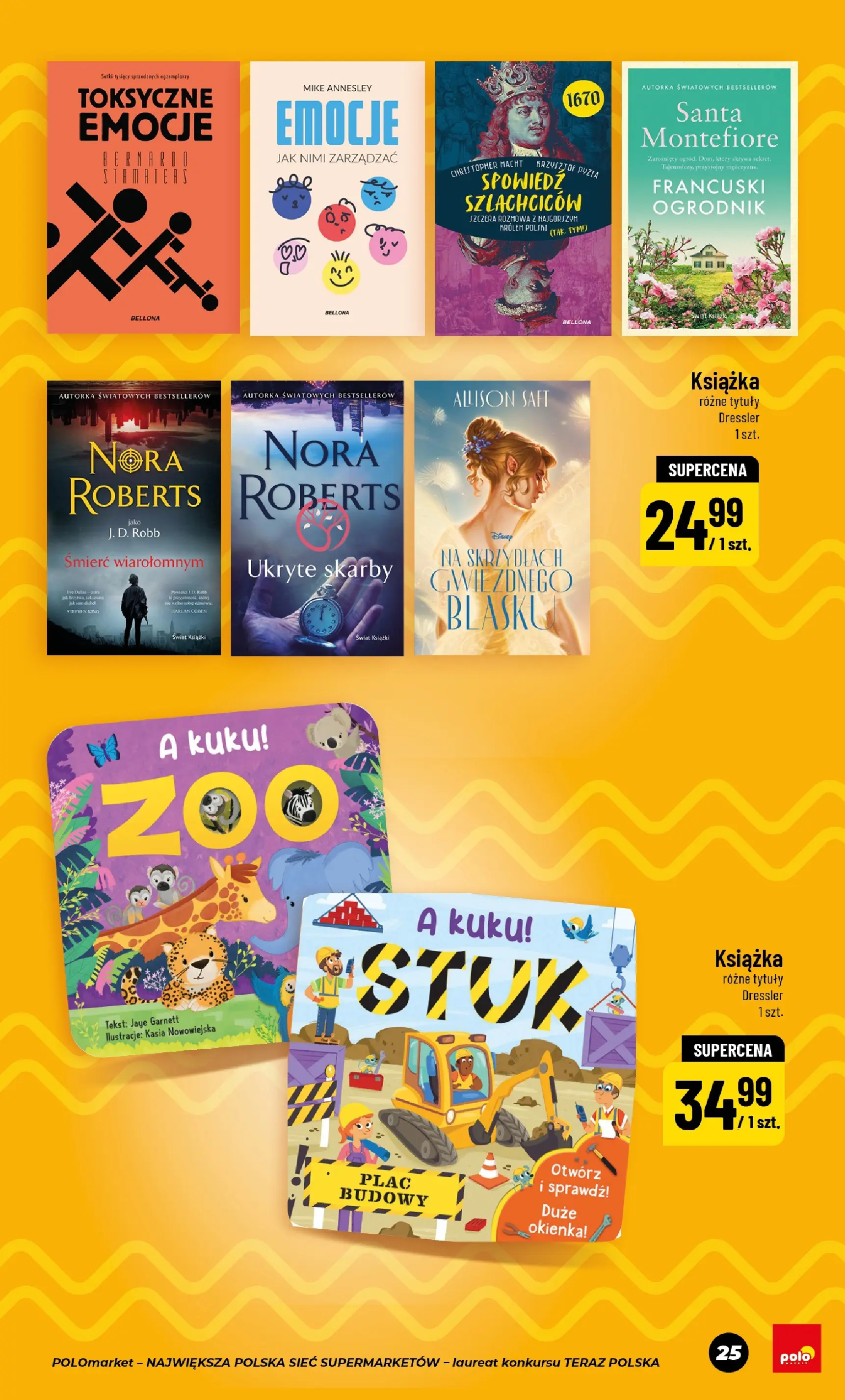 Nowa POLOmarket gazetka od jutra 06.03.2026 (PDF) | Strona: 25 | Produkty: Książki