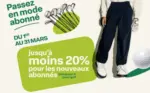 Blue Green Pour b&eacute;n&eacute;ficier de cette r&eacute;duction exclusive allant jusqu&rsquo;&agrave; -20% - au 31.03.2026