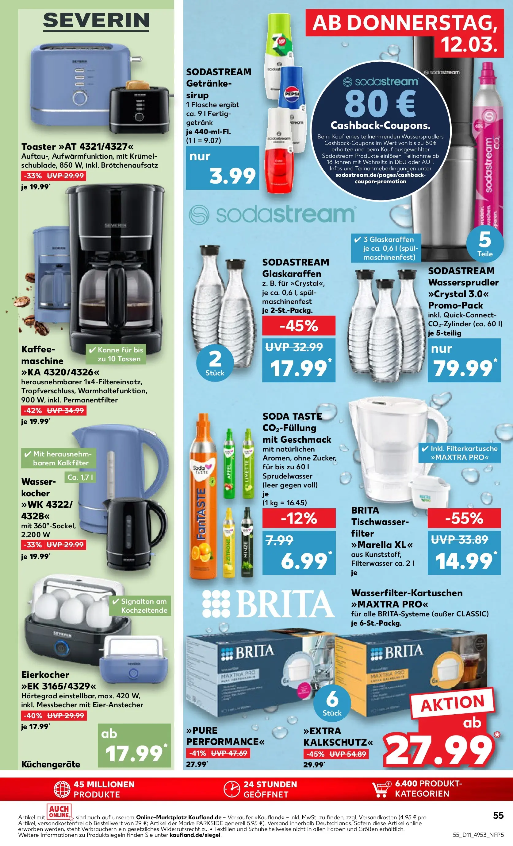 Prospekt Kaufland ab 09.03.2026 » Angebote Online zum Blättern | Seite: 67 | Produkte: Wasserkocher, Äpfel, Wasser, Eierkocher