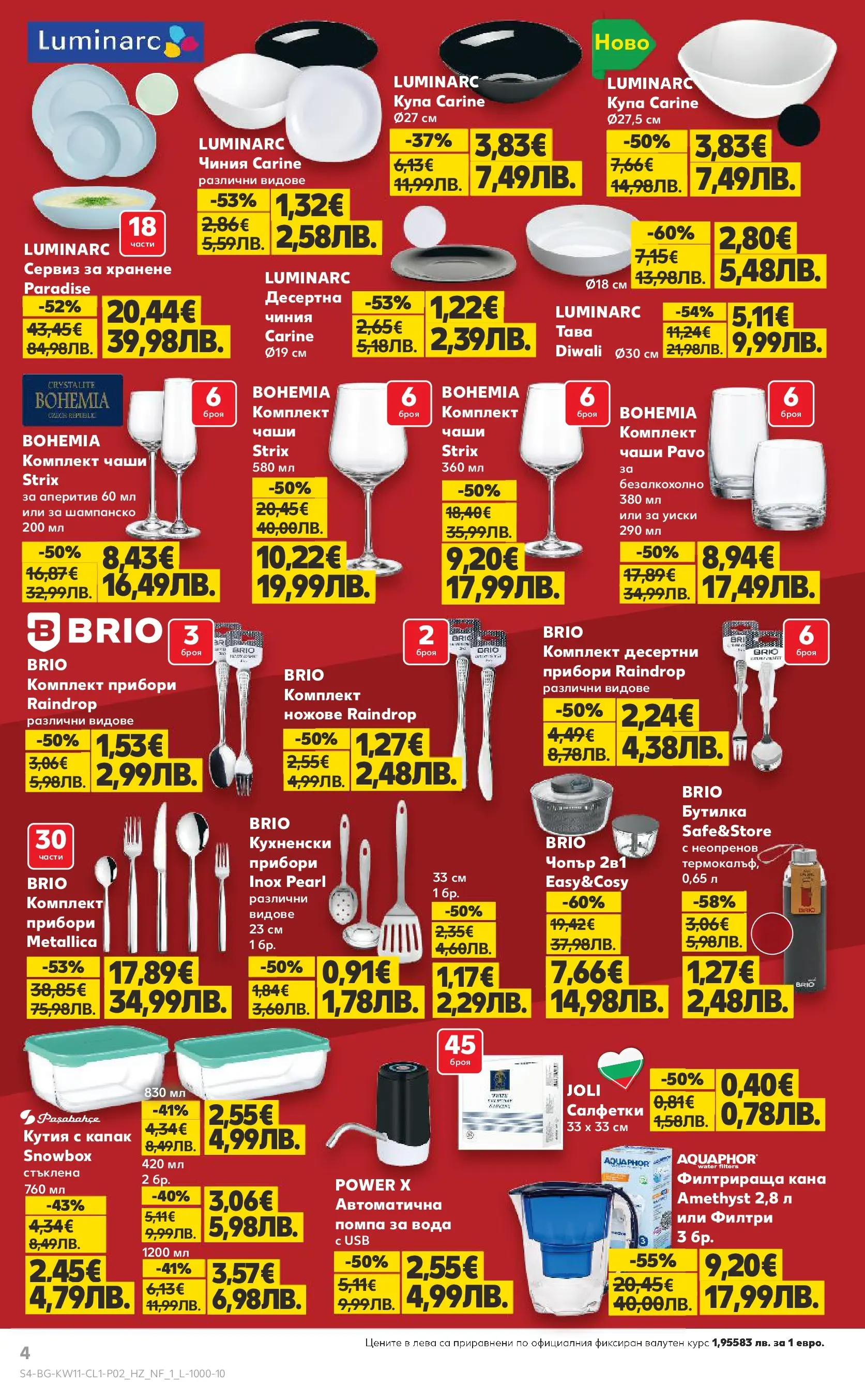 Нова Кауфланд - Мега оферти на нехранителни продукти в Kaufland с валидност до 15.03.2026 от 08.03.2026 | Страница: 4 | Продукти: Помпа, Кана, Вода, USB