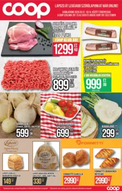 COOP Szolnok akciós újság Győr - amely érvényes a következő dátumtól: 12.03.2026