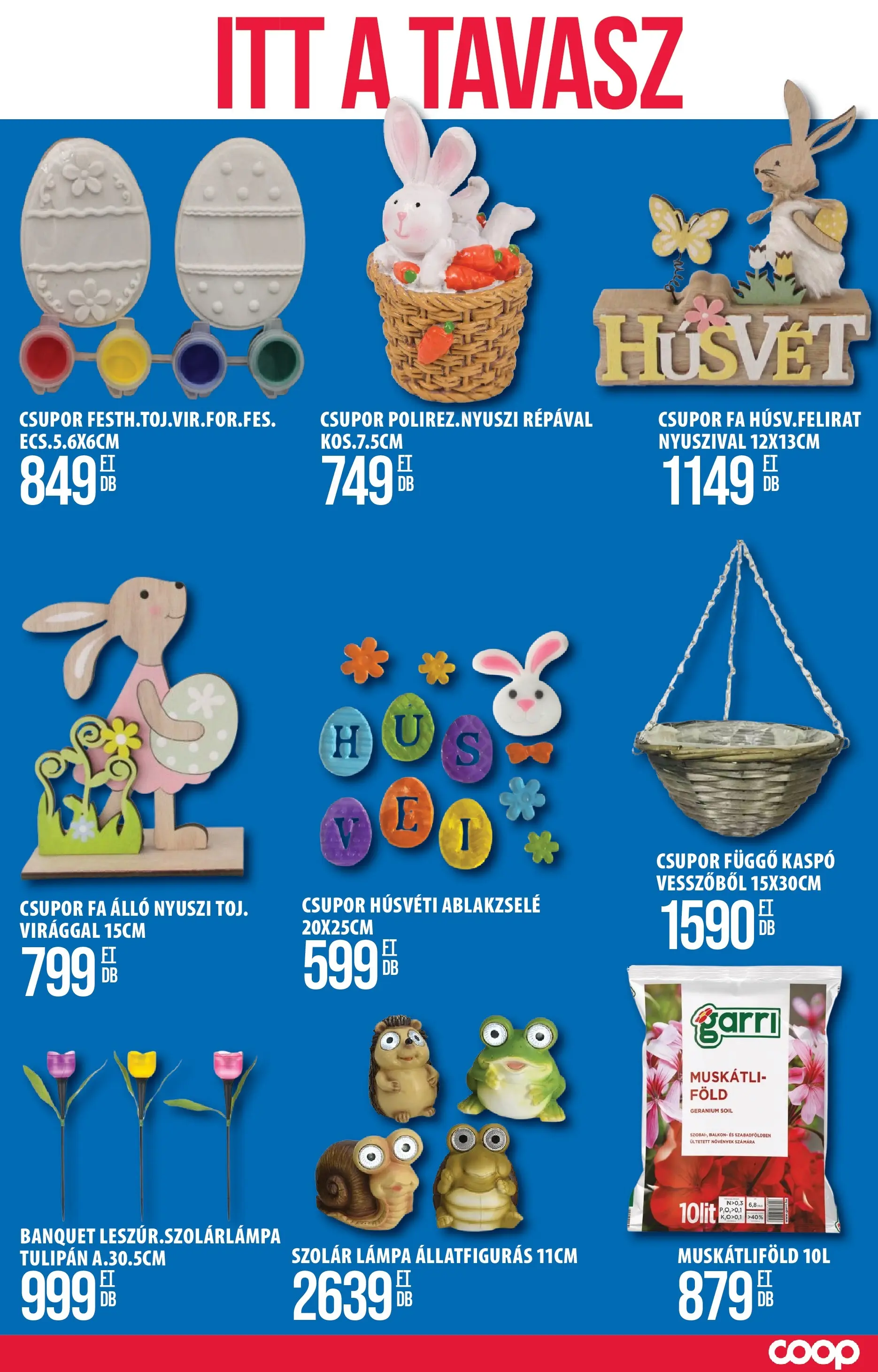 COOP Szolnok akciós újság Székesfehérvár - 2026.03.12. -tól/töl > akció, lapozható szórólap 🛍️ | Oldal: 11 | Termékek: Lámpa, Tulipán, Kaspó