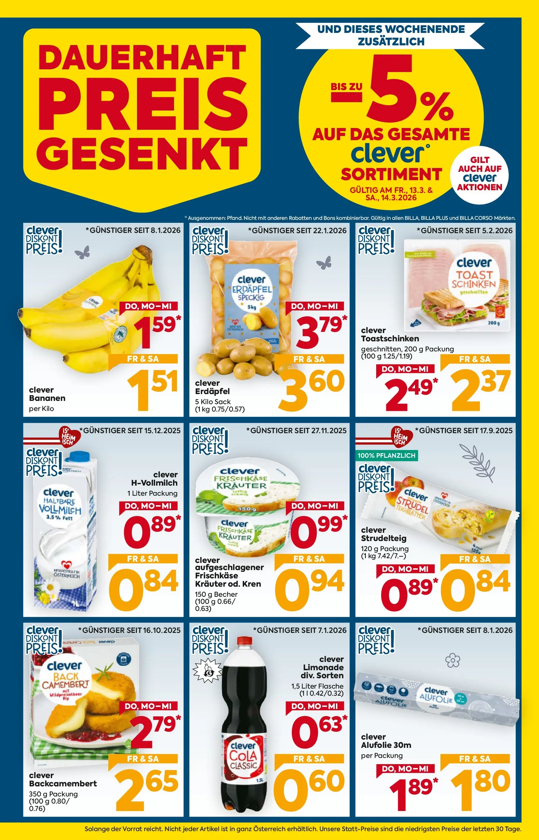 Billa - BILLA: Flugblatt gültig bei BILLA & BILLA PLUS ab 11.03.2026 - Angebote, Prospekt | Seite: 3