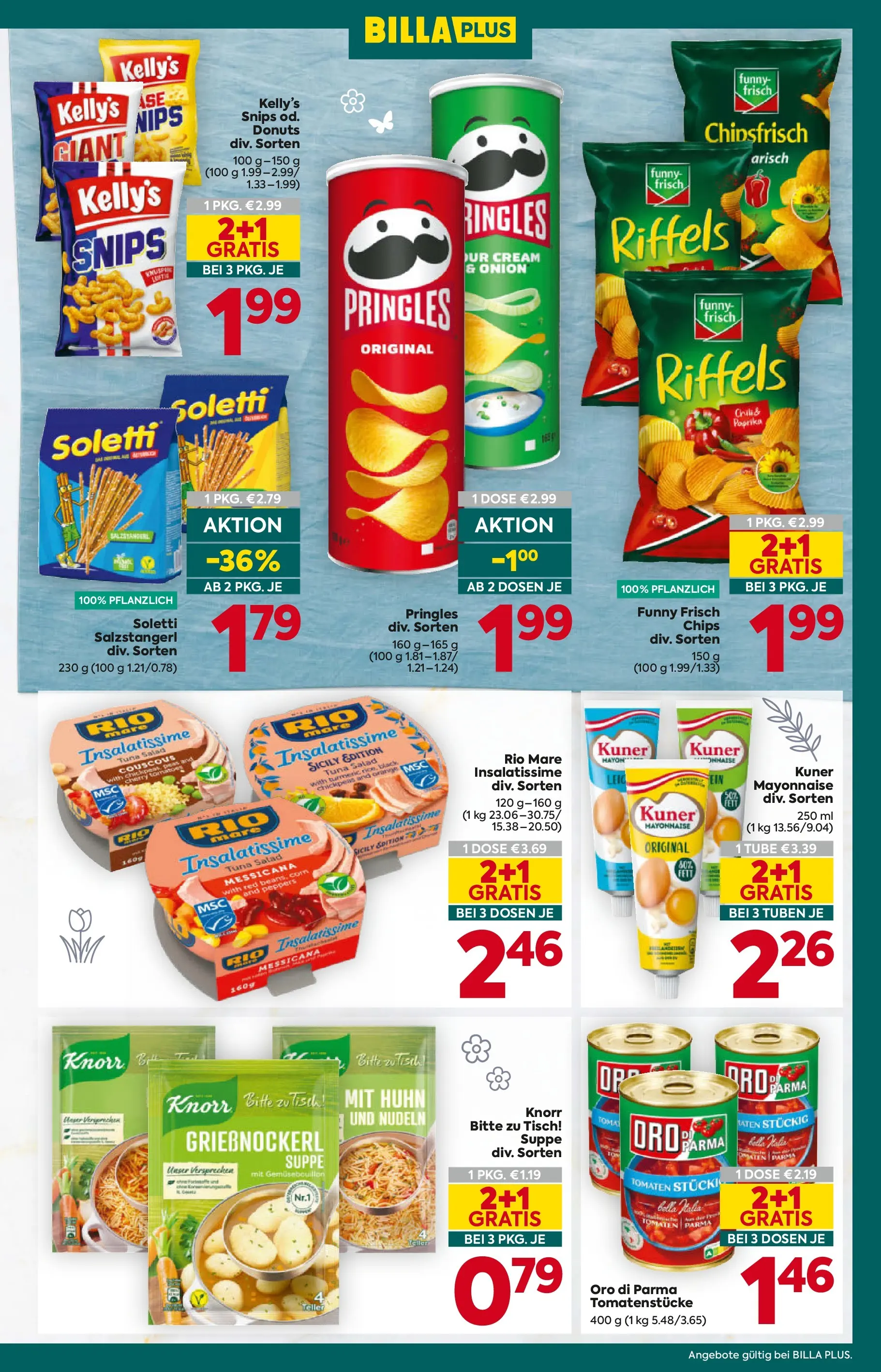 Billa Plus - BILLA PLUS: Flugblatt Burgenland von 11.03.2026 - Aktuelle Angebote | Seite: 11 | Produkte: Chips, Mayonnaise, Tisch, Tomaten