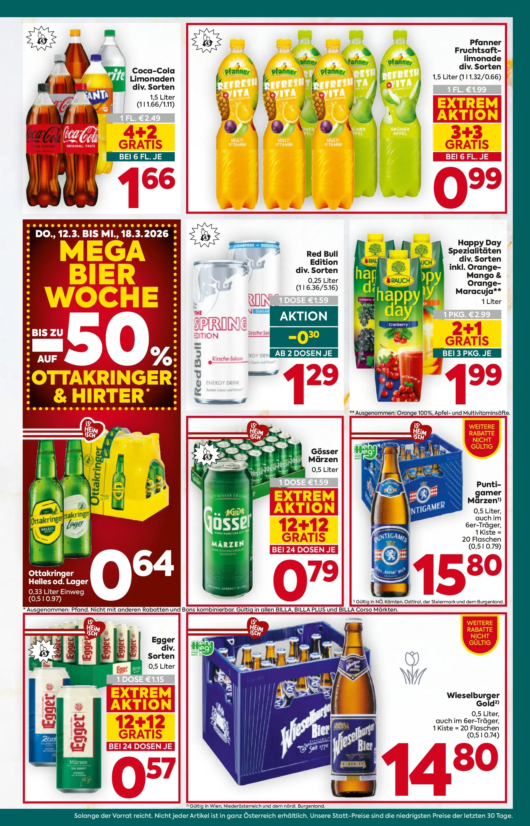 Billa Plus - BILLA PLUS: Flugblatt Niederösterreich von 11.03.2026 - Aktuelle Angebote | Seite: 13 | Produkte: Mango, Bier, Äpfel