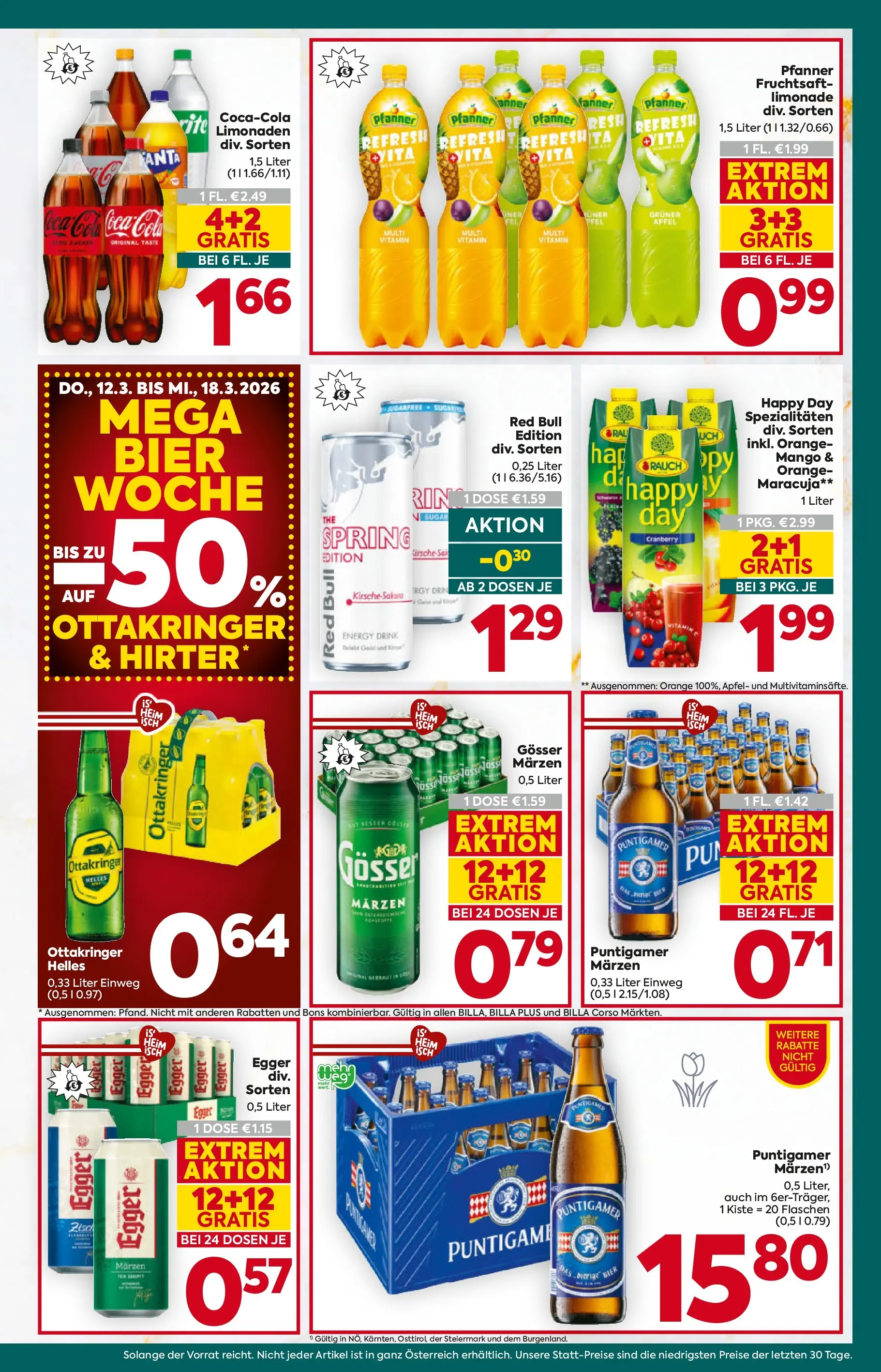Billa Plus - BILLA PLUS: Flugblatt Steiermark von 11.03.2026 - Aktuelle Angebote | Seite: 13 | Produkte: Mango, Bier, Äpfel