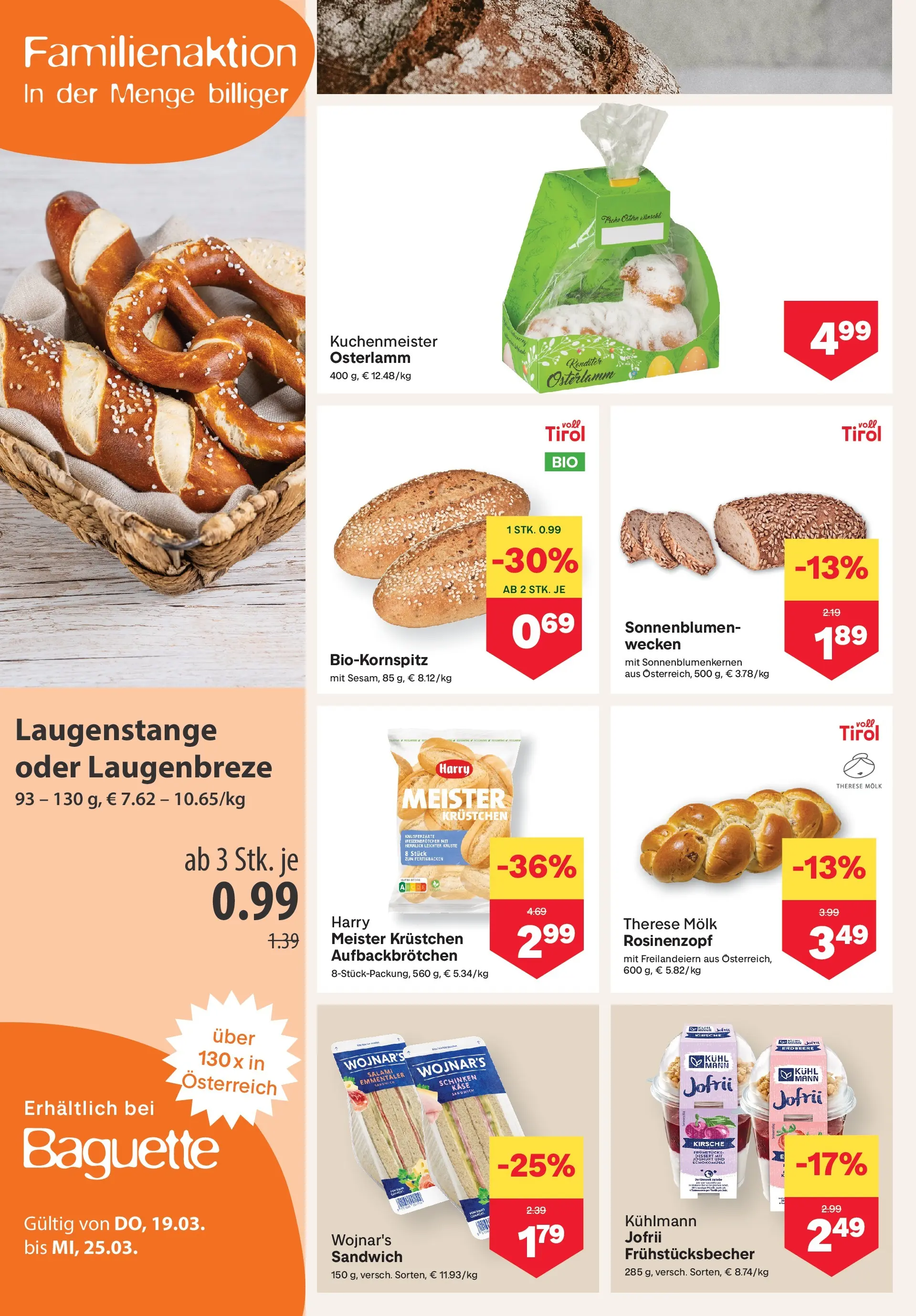 MPREIS Saalbach von 18.03.2026 - Aktuelle Angebote | Seite: 4 | Produkte: Jääkaappipakastin, Käse, Joghurt, Salami