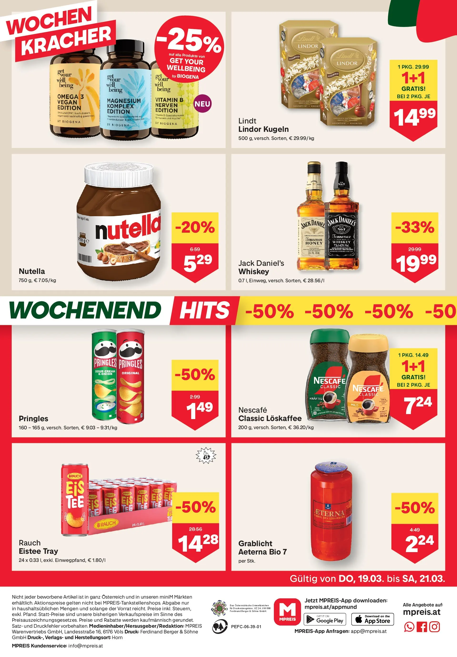 MPREIS Saalbach von 18.03.2026 - Aktuelle Angebote | Seite: 12 | Produkte: Whiskey