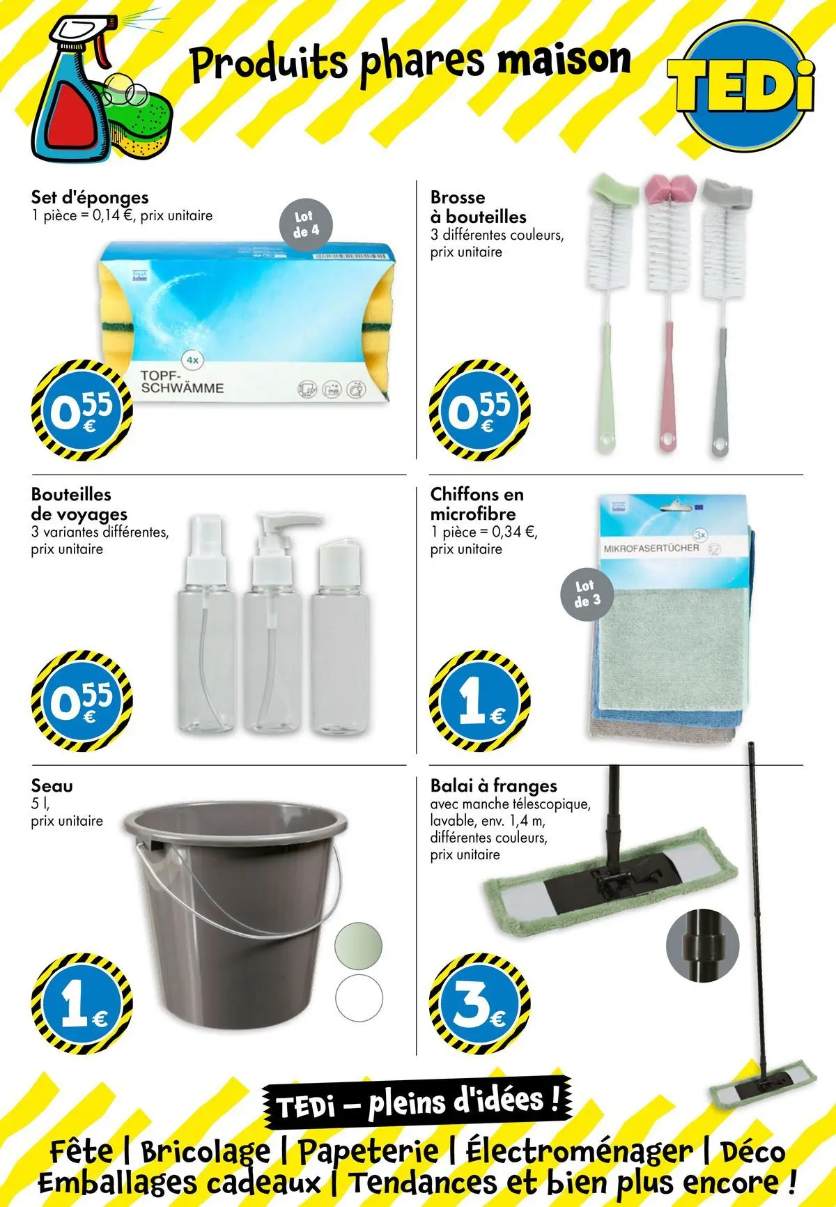 TEDi - TEDi - pleins d'idées à partir du 06/03/2026 - promo en ligne | Page: 7 | Produits: Brosse, Balai