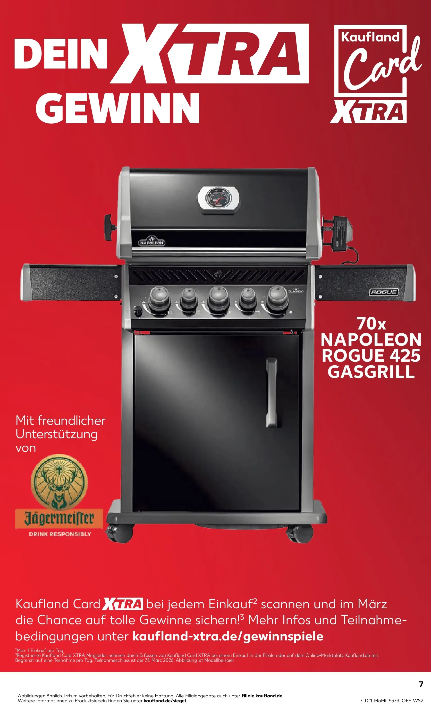 Prospekt Kaufland ab 09.03.2026 » Angebote Online zum Blättern | Seite: 7 | Produkte: Grill, Jägermeister