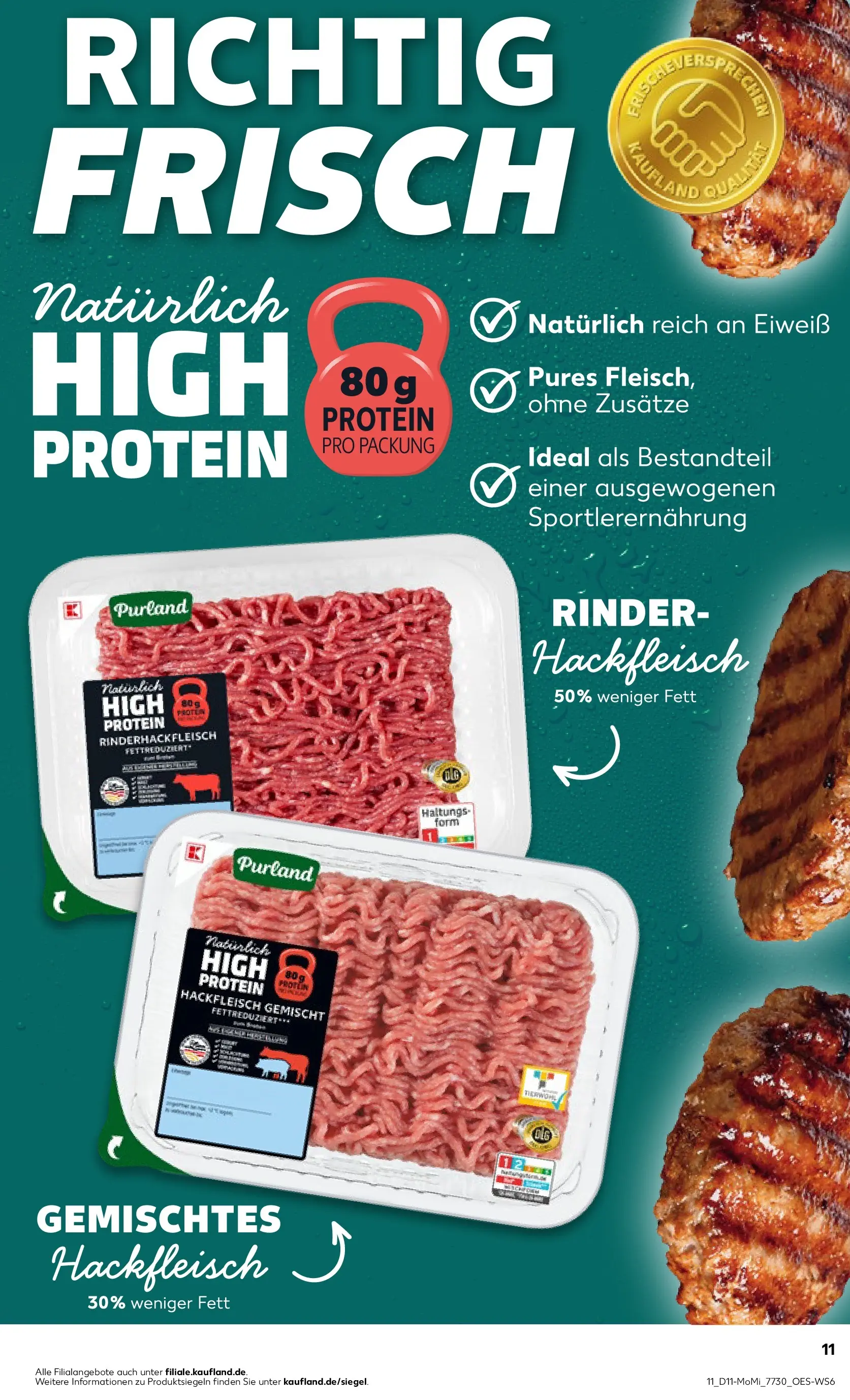 Prospekt Kaufland ab 09.03.2026 » Angebote Online zum Blättern | Seite: 11 | Produkte: Hackfleisch