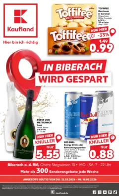 Kaufland Prospekt Biberach An Der Riß	 ab 12.03.2026 gültig