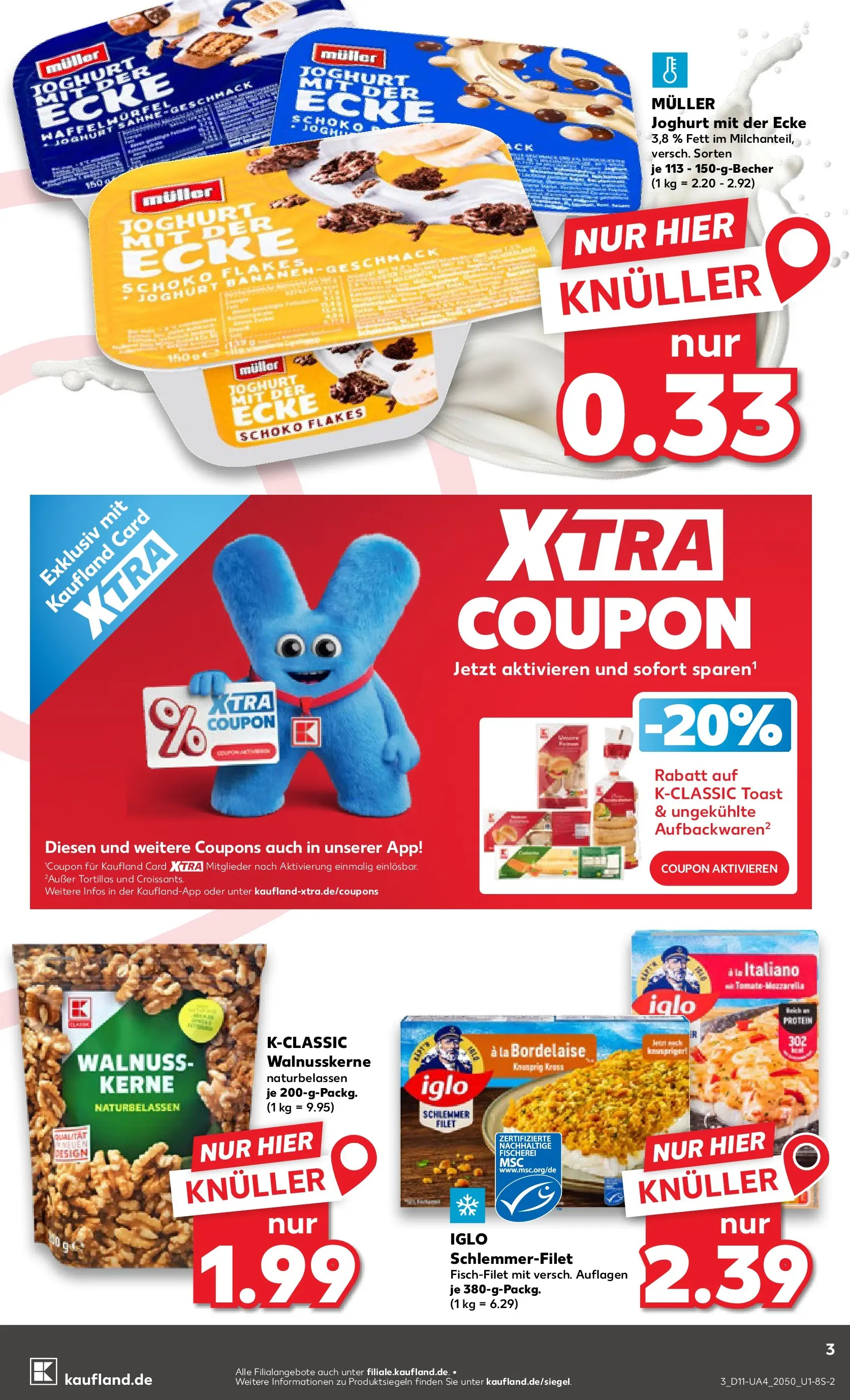 Prospekt Kaufland ab 09.03.2026 » Angebote Online zum Blättern | Seite: 15 | Produkte: Joghurt, Toast, Iglo