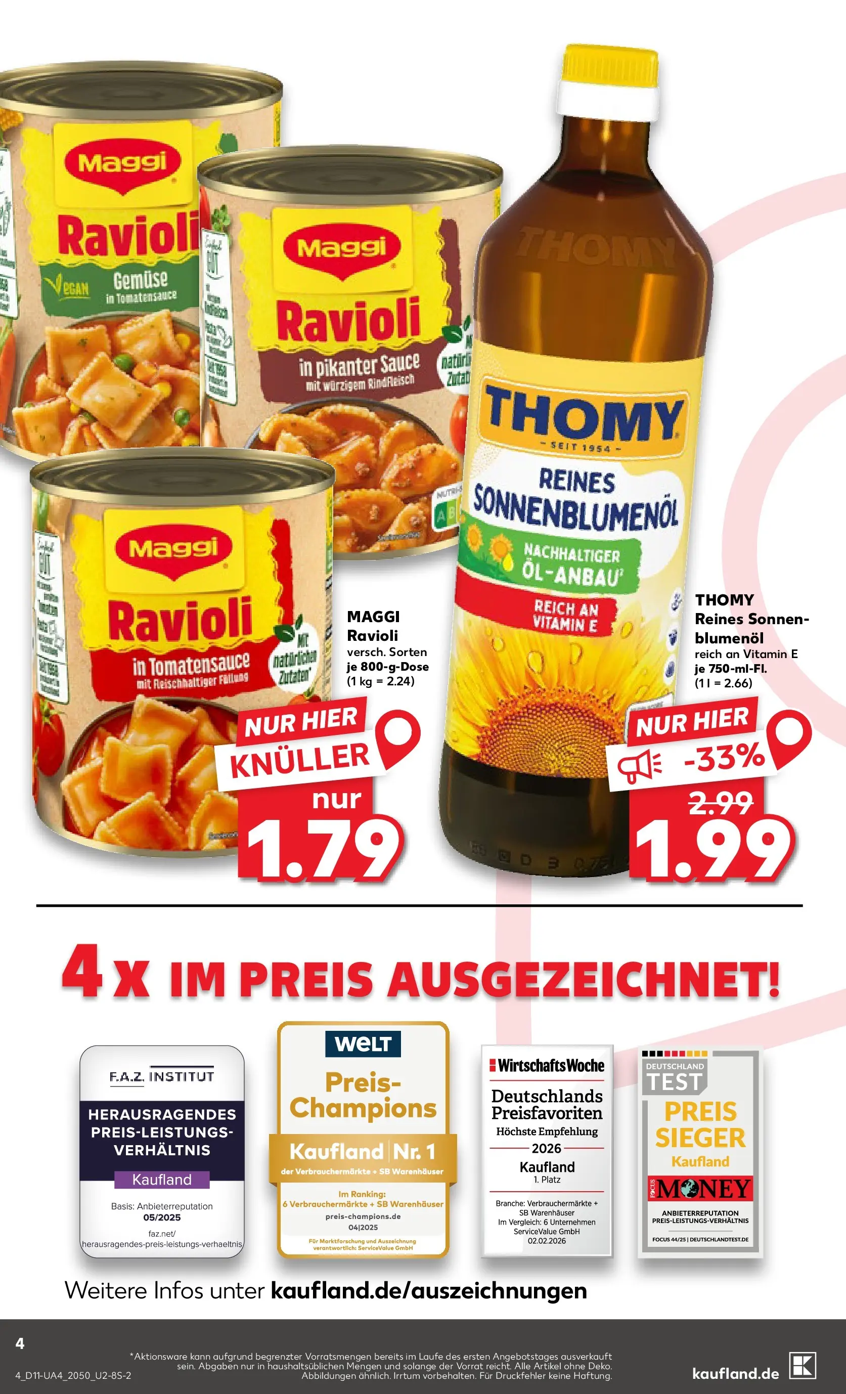 Prospekt Kaufland ab 09.03.2026 » Angebote Online zum Blättern | Seite: 16 | Produkte: Maggi, Sonnenblumenol, Gemüse, Rindfleisch