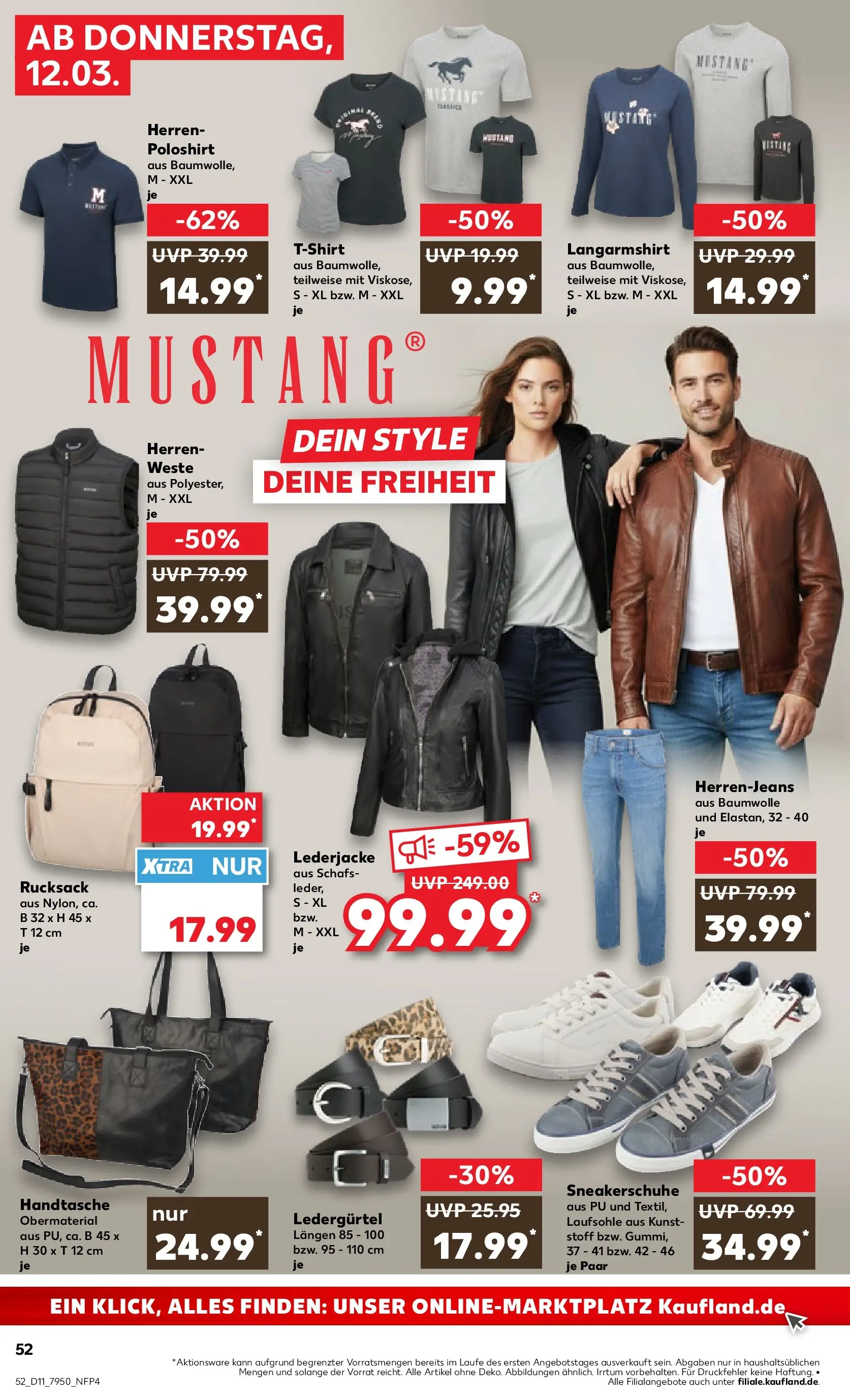 Prospekt Kaufland ab 09.03.2026 » Angebote Online zum Blättern | Seite: 64 | Produkte: Shirt, Langarmshirt, T-Shirt, Handtasche