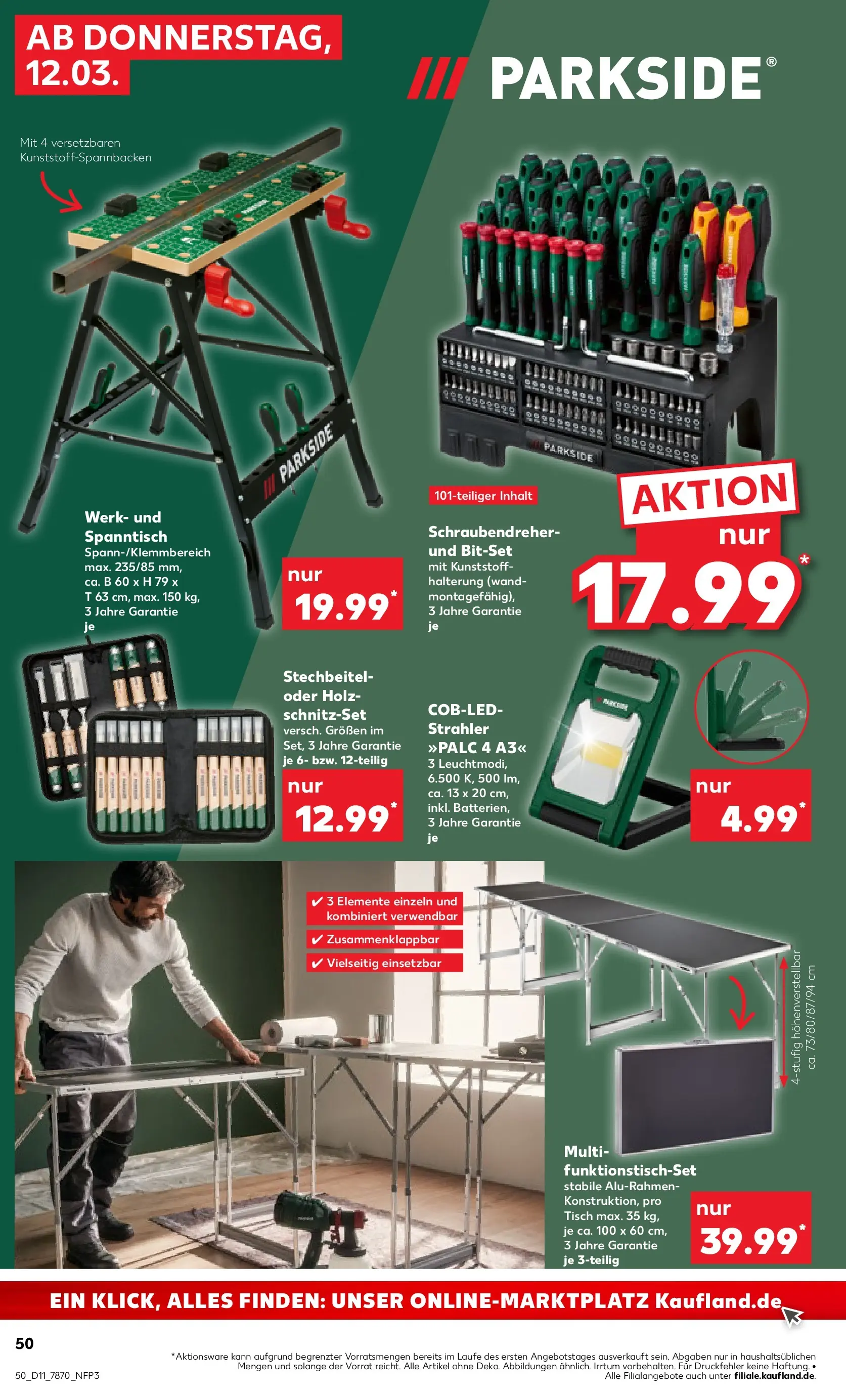 Prospekt Kaufland ab 09.03.2026 » Angebote Online zum Blättern | Seite: 62 | Produkte: Tisch