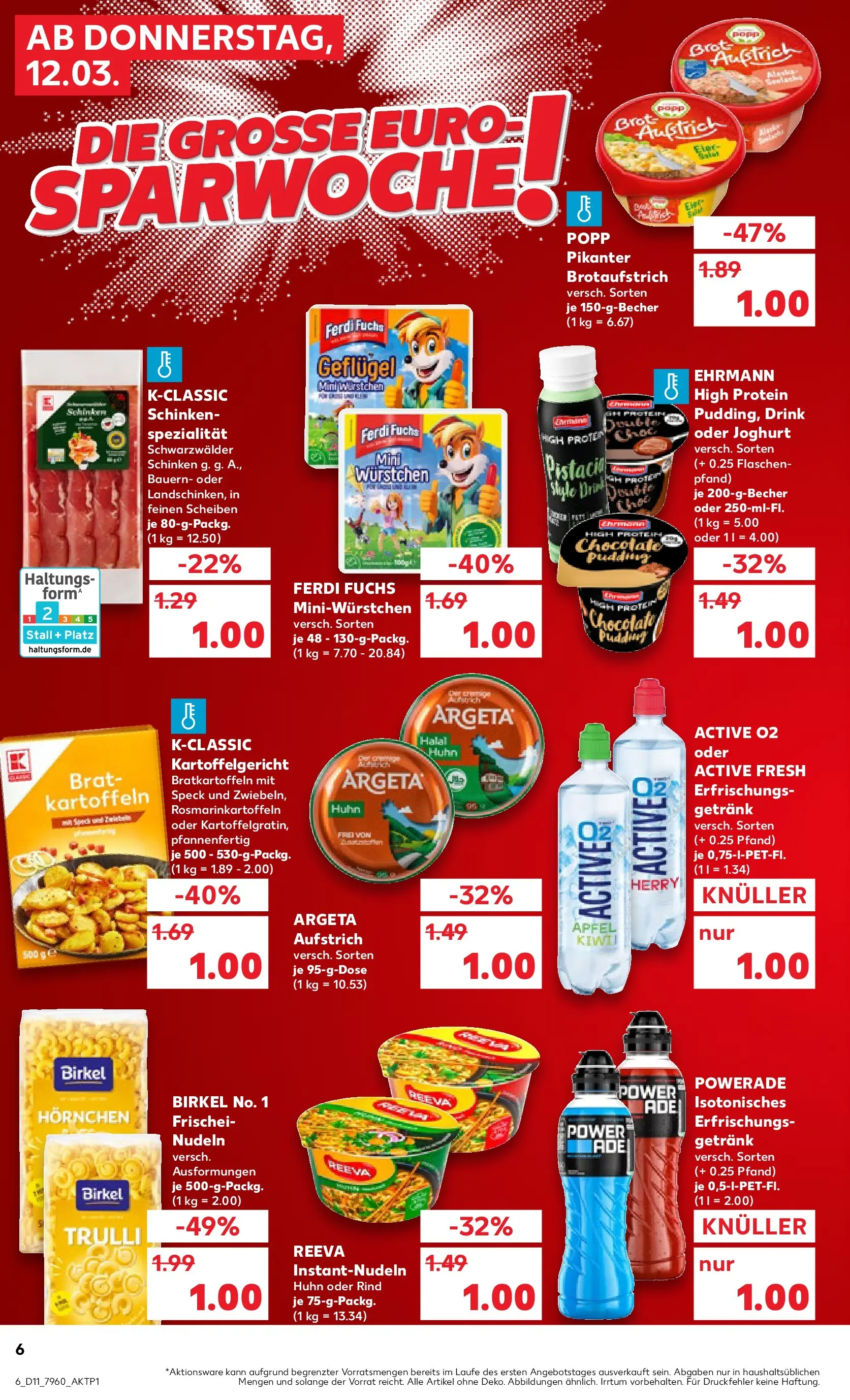 Prospekt Kaufland ab 09.03.2026 » Angebote Online zum Blättern | Seite: 18 | Produkte: Äpfel, Pudding, Powerade, Brot