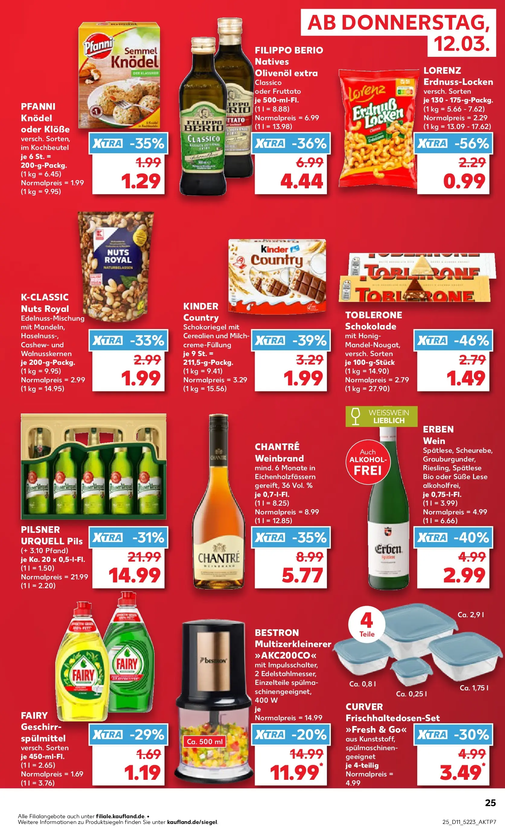Prospekt Kaufland ab 09.03.2026 » Angebote Online zum Blättern | Seite: 37 | Produkte: Milch, Weißwein, Geschirrspülmittel, Wein