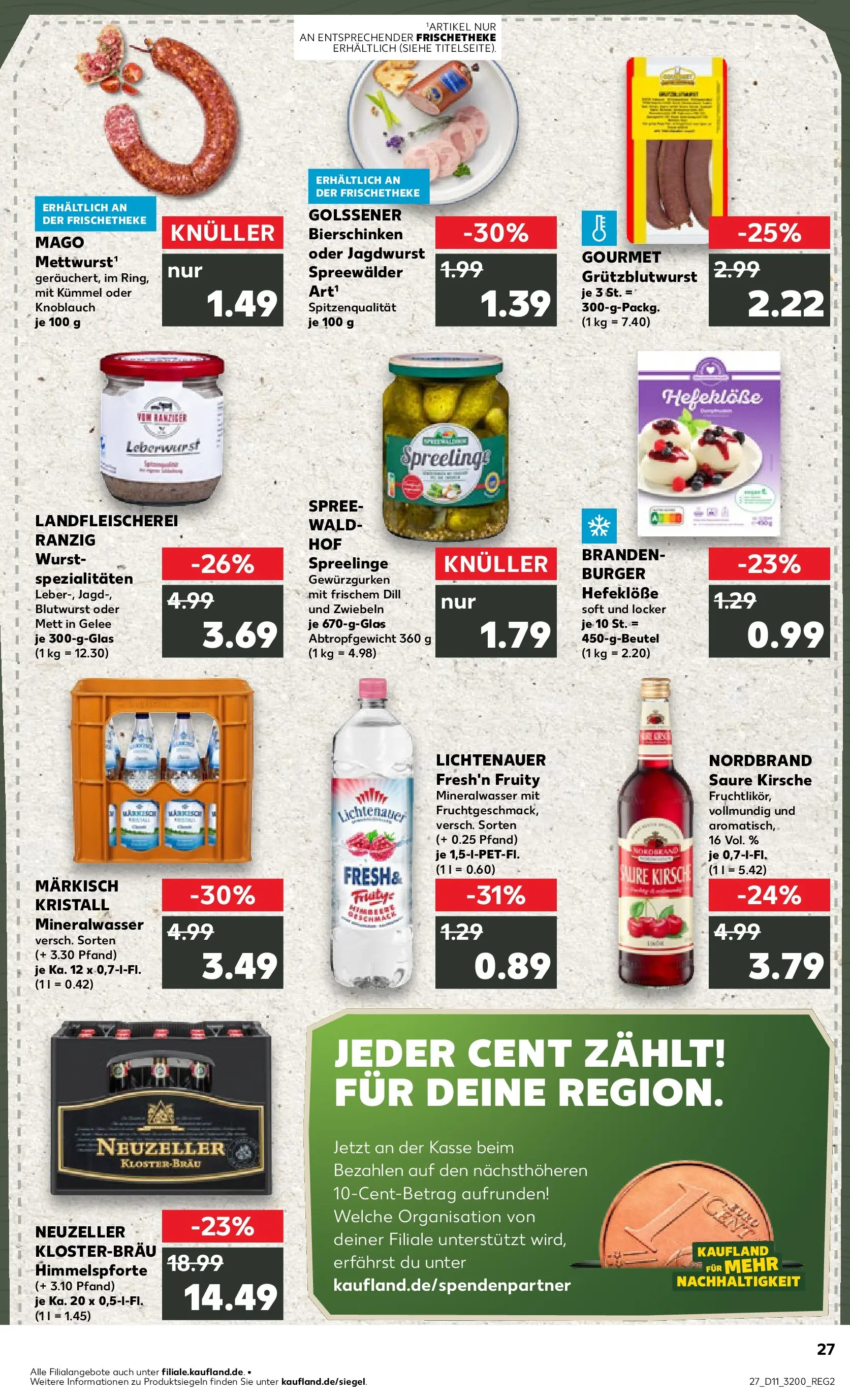 Prospekt Kaufland ab 09.03.2026 » Angebote Online zum Blättern | Seite: 39 | Produkte: Burger, Zwiebeln, Knoblauch, Dill
