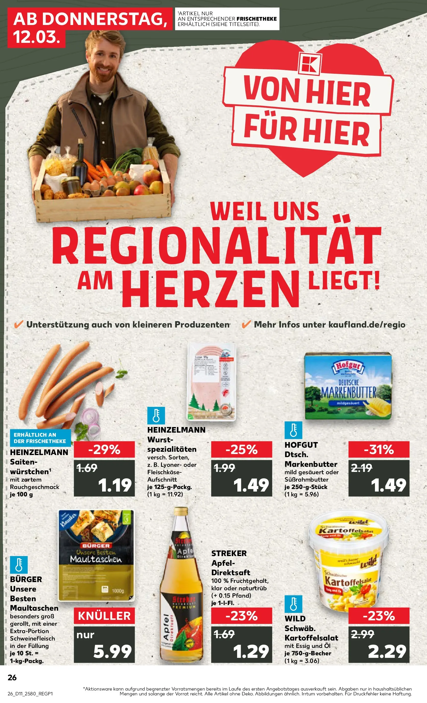 Prospekt Kaufland ab 09.03.2026 » Angebote Online zum Blättern | Seite: 38 | Produkte: Öl, Burger, Apple, Maultaschen