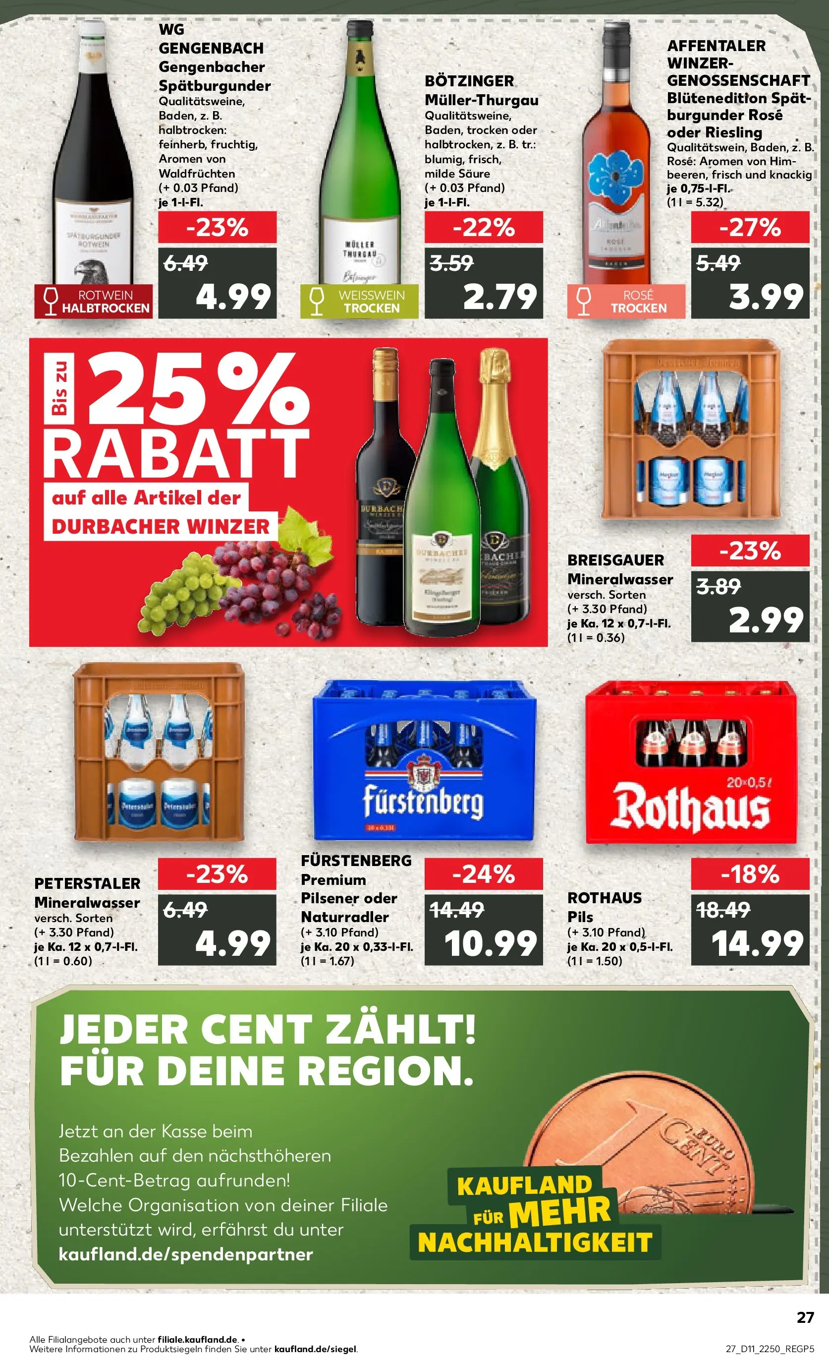 Prospekt Kaufland ab 09.03.2026 » Angebote Online zum Blättern | Seite: 39 | Produkte: Weißwein, Rotwein, Weißwein trocken, Pils