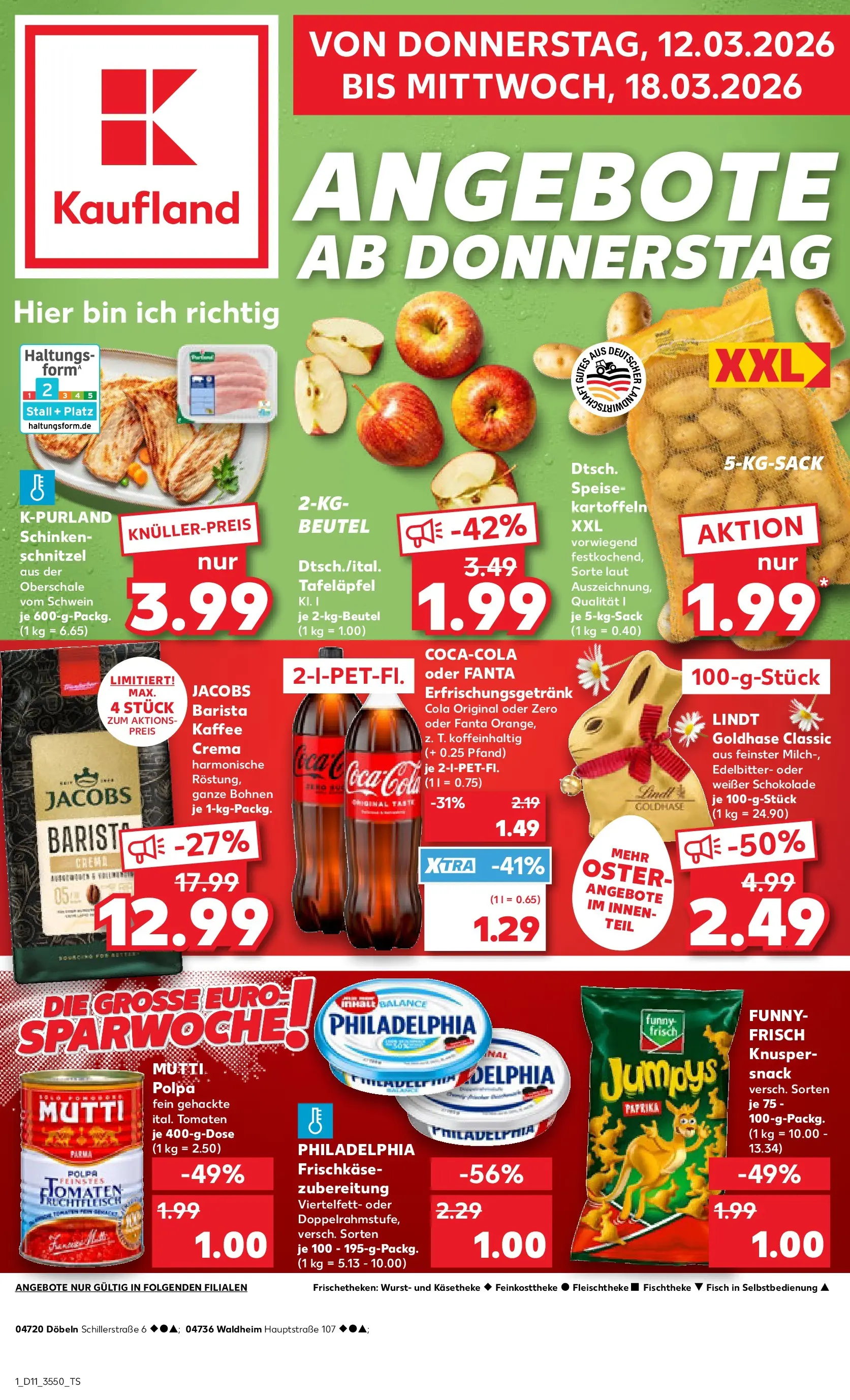 Prospekt Kaufland ab 09.03.2026 » Angebote Online zum Blättern | Seite: 13 | Produkte: Cola, Kartoffeln, Wurst, Chips