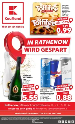 Kaufland Prospekt Rathenow	 ab 12.03.2026 gültig
