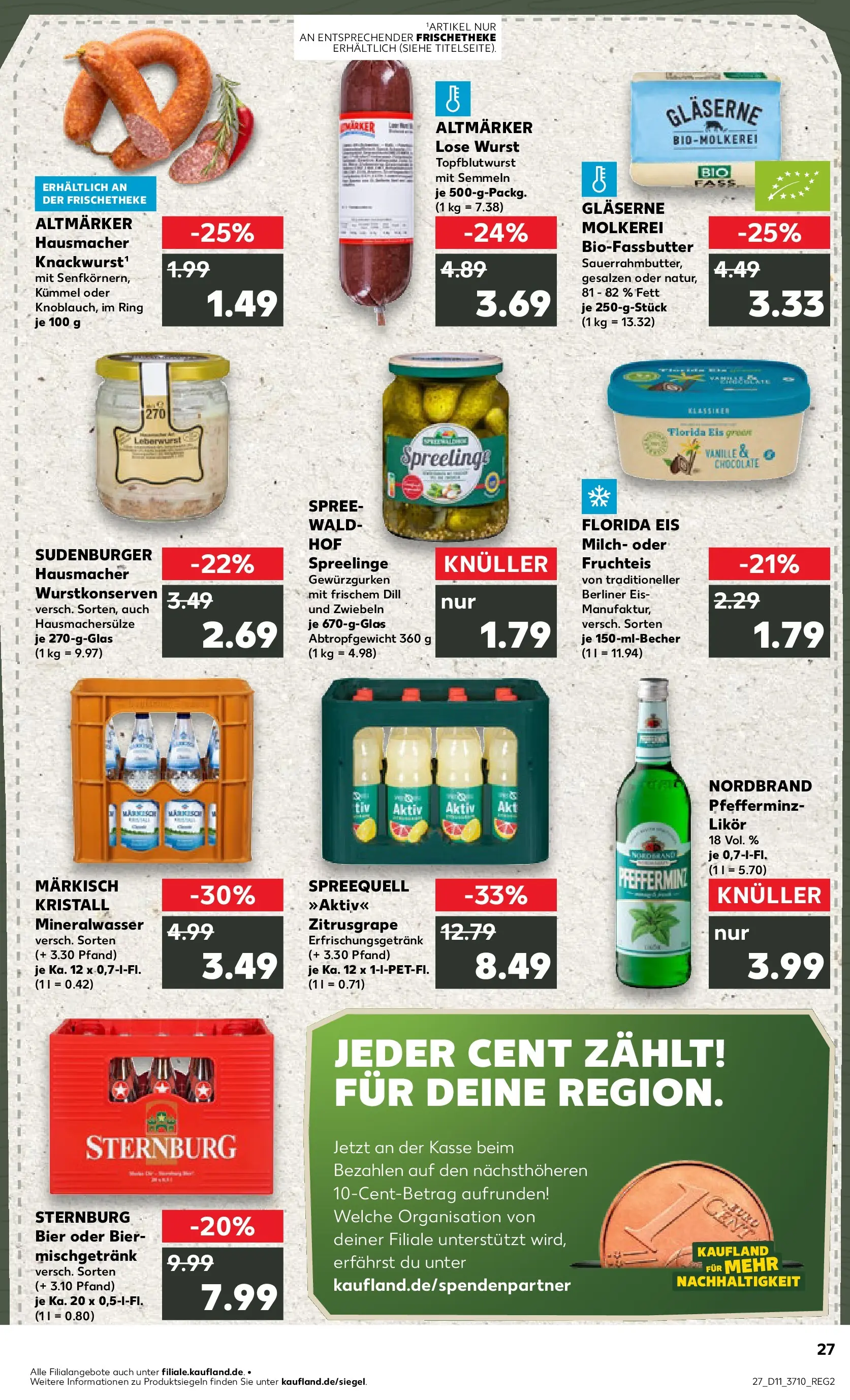Prospekt Kaufland ab 12.03.2026 » Angebote Online zum Blättern | Seite: 35 | Produkte: Milch, Likör, Mineralwasser, Dill