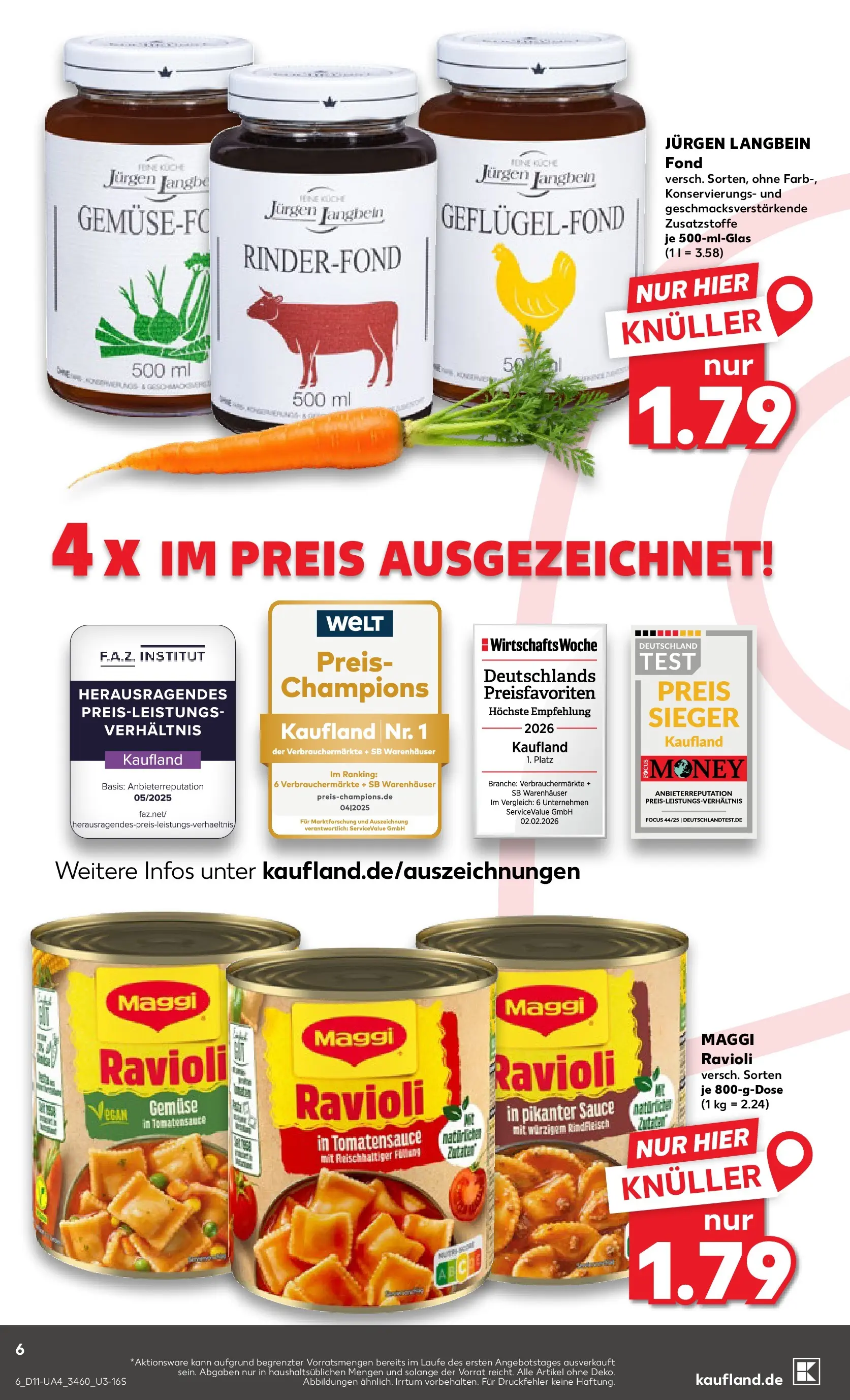 Prospekt Kaufland ab 09.03.2026 » Angebote Online zum Blättern | Seite: 18 | Produkte: Maggi, Küche, Gemüse, Rindfleisch