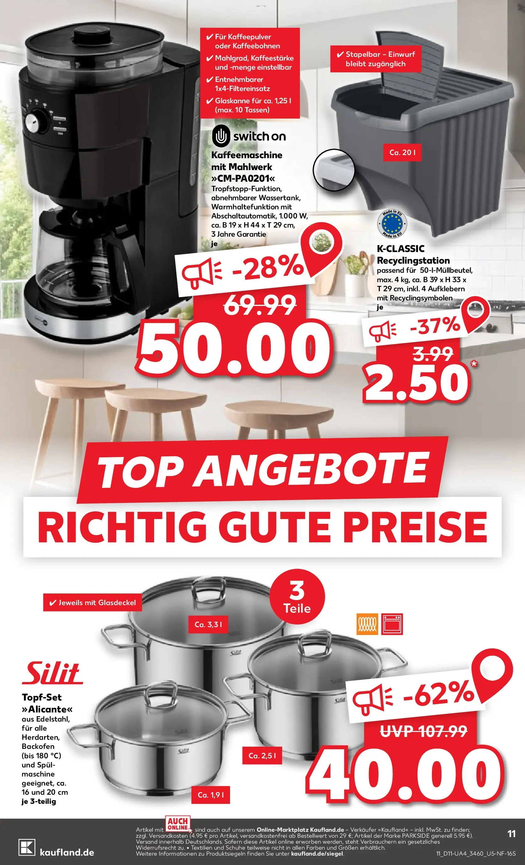 Prospekt Kaufland ab 09.03.2026 » Angebote Online zum Blättern | Seite: 23 | Produkte: Top, Kaffeemaschine, Backofen