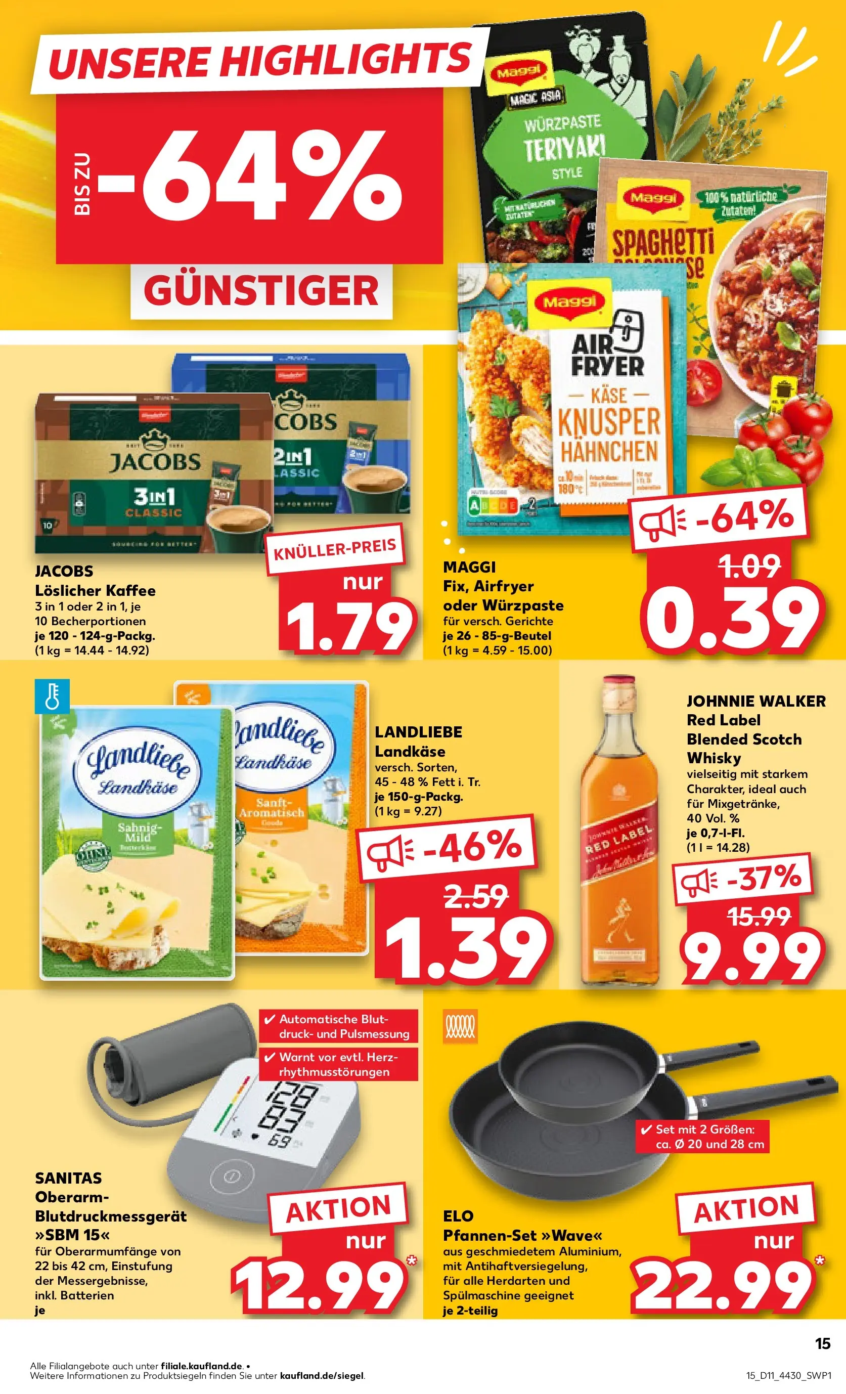 Prospekt Kaufland ab 09.03.2026 » Angebote Online zum Blättern | Seite: 27 | Produkte: Batterien, Käse, Kaffee, Johnnie walker