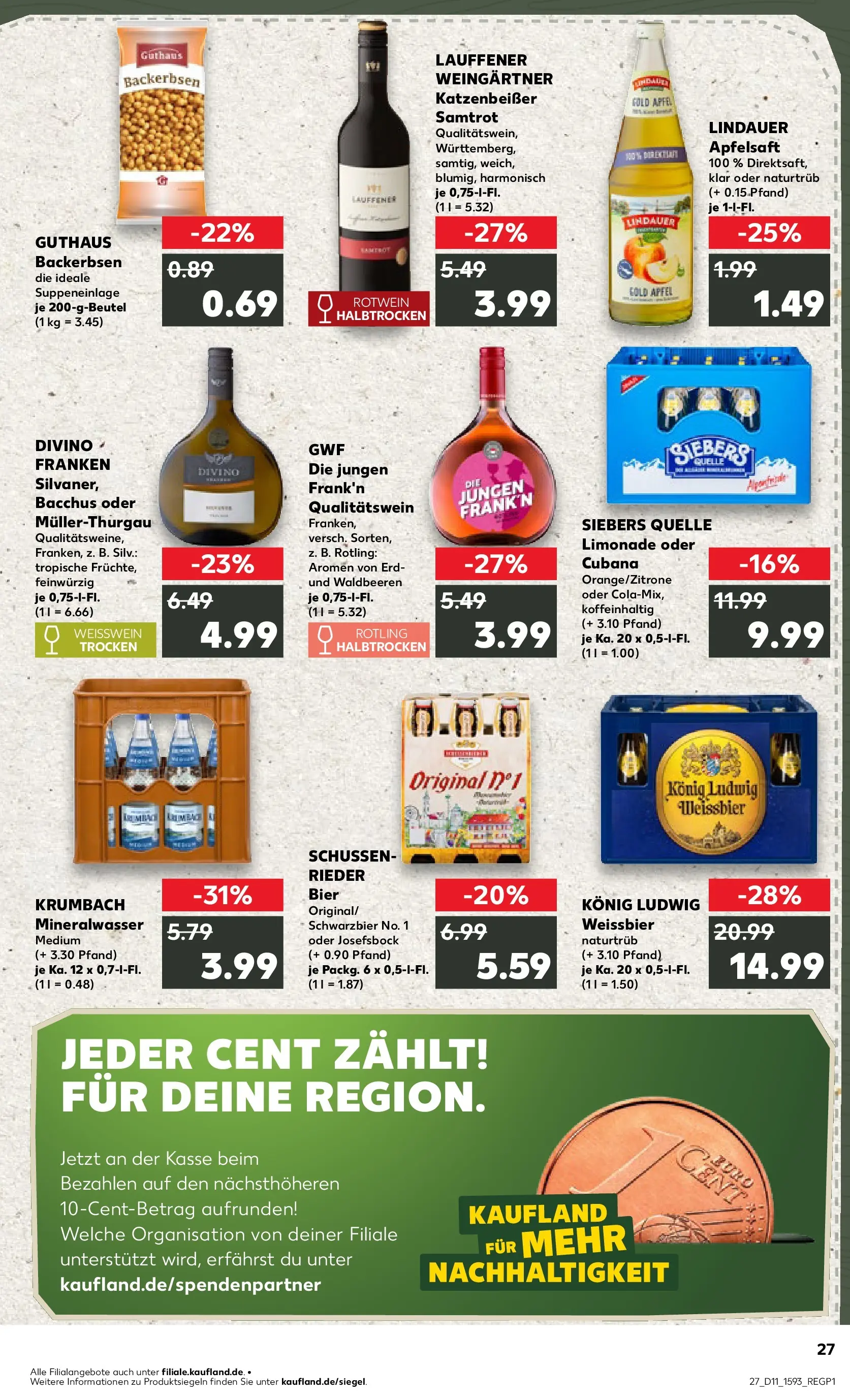 Prospekt Kaufland ab 09.03.2026 » Angebote Online zum Blättern | Seite: 39 | Produkte: Bier, Äpfel, Limonade, Apple