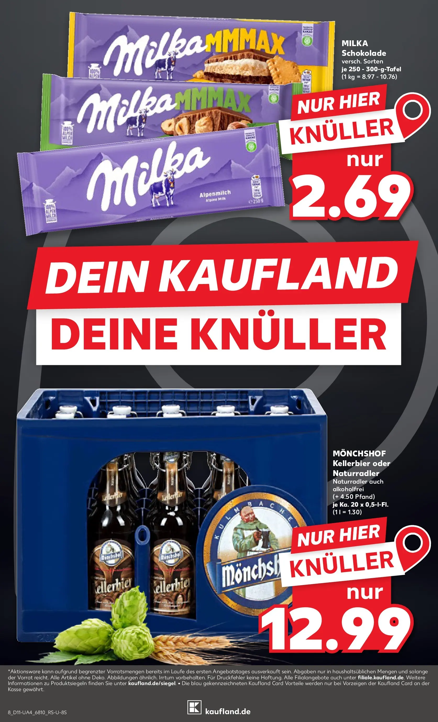 Prospekt Kaufland ab 09.03.2026 » Angebote Online zum Blättern | Seite: 20 | Produkte: Monchshof, Schokolade, Milka schokolade, Milka