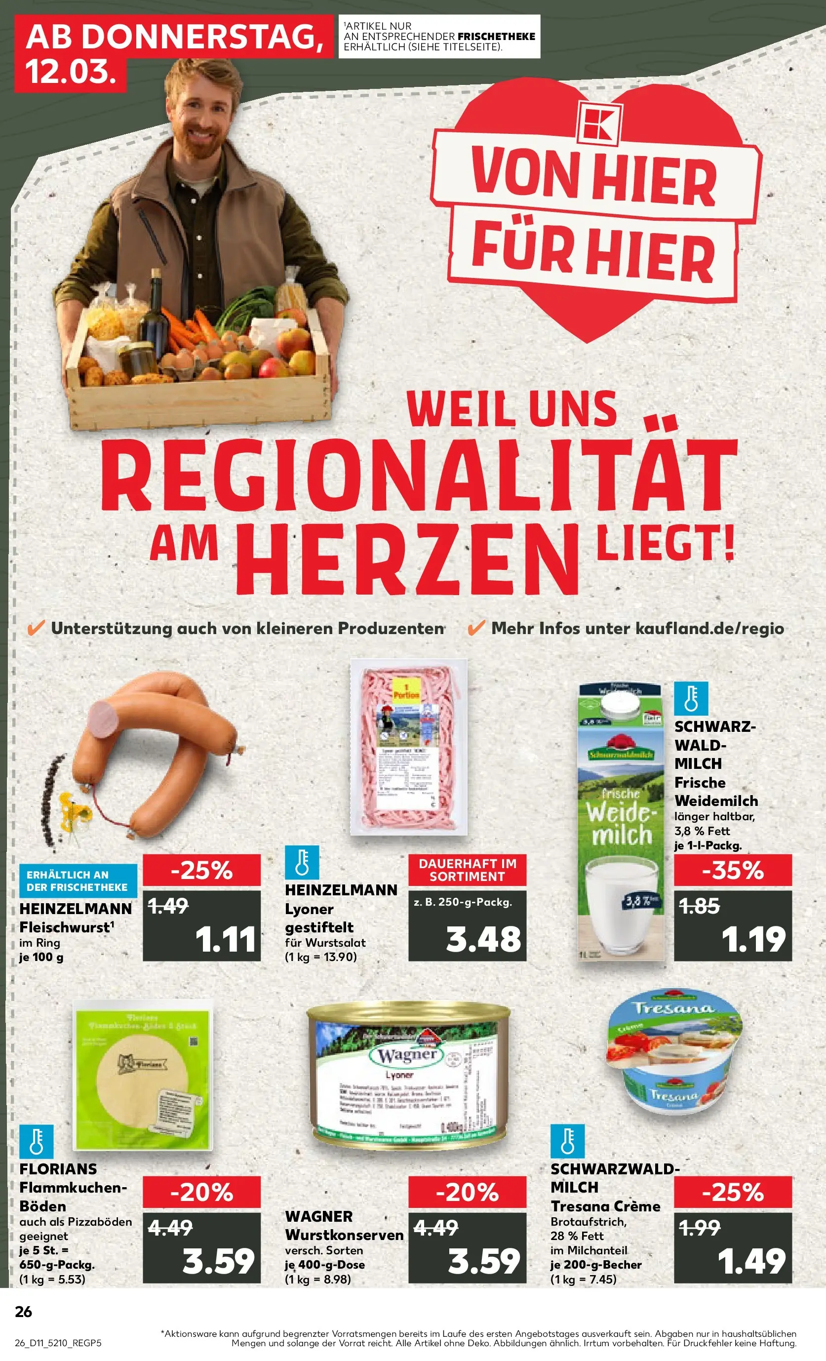 Prospekt Kaufland ab 09.03.2026 » Angebote Online zum Blättern | Seite: 38 | Produkte: Milch, Creme
