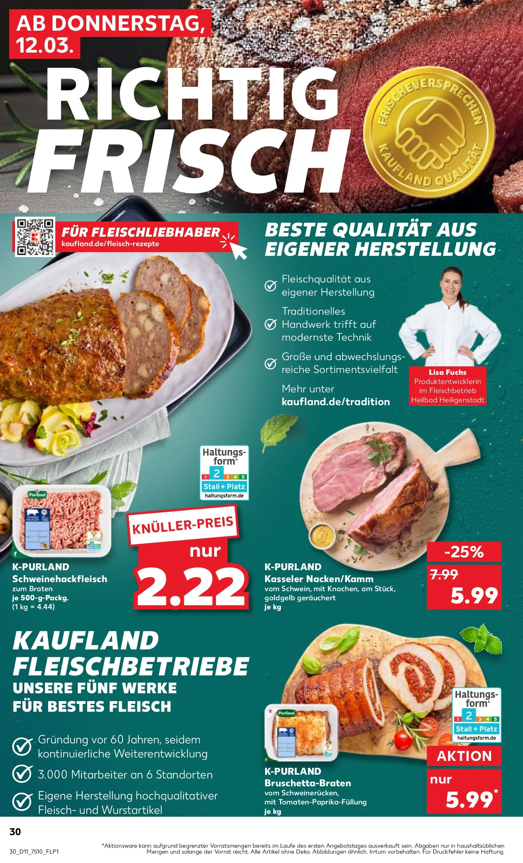 Prospekt Kaufland ab 09.03.2026 » Angebote Online zum Blättern | Seite: 42 | Produkte: Fleisch