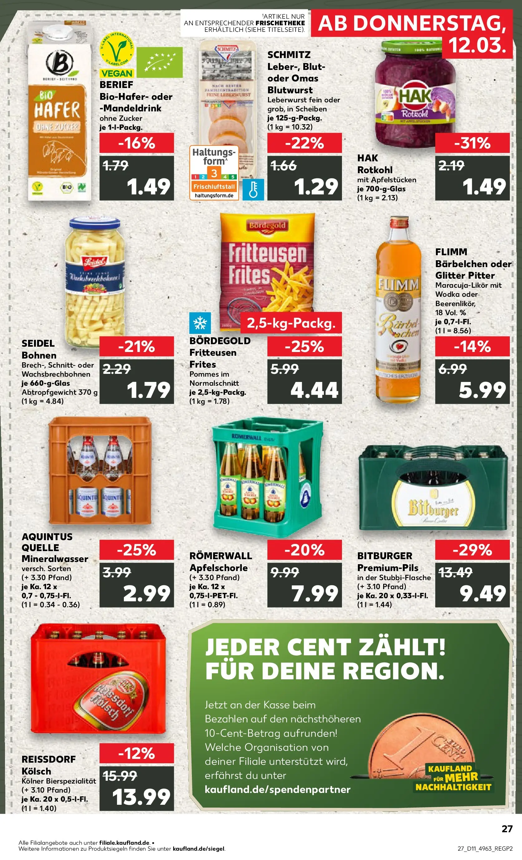 Prospekt Kaufland ab 09.03.2026 » Angebote Online zum Blättern | Seite: 39 | Produkte: Pommes, Apple, Zucker, Wodka