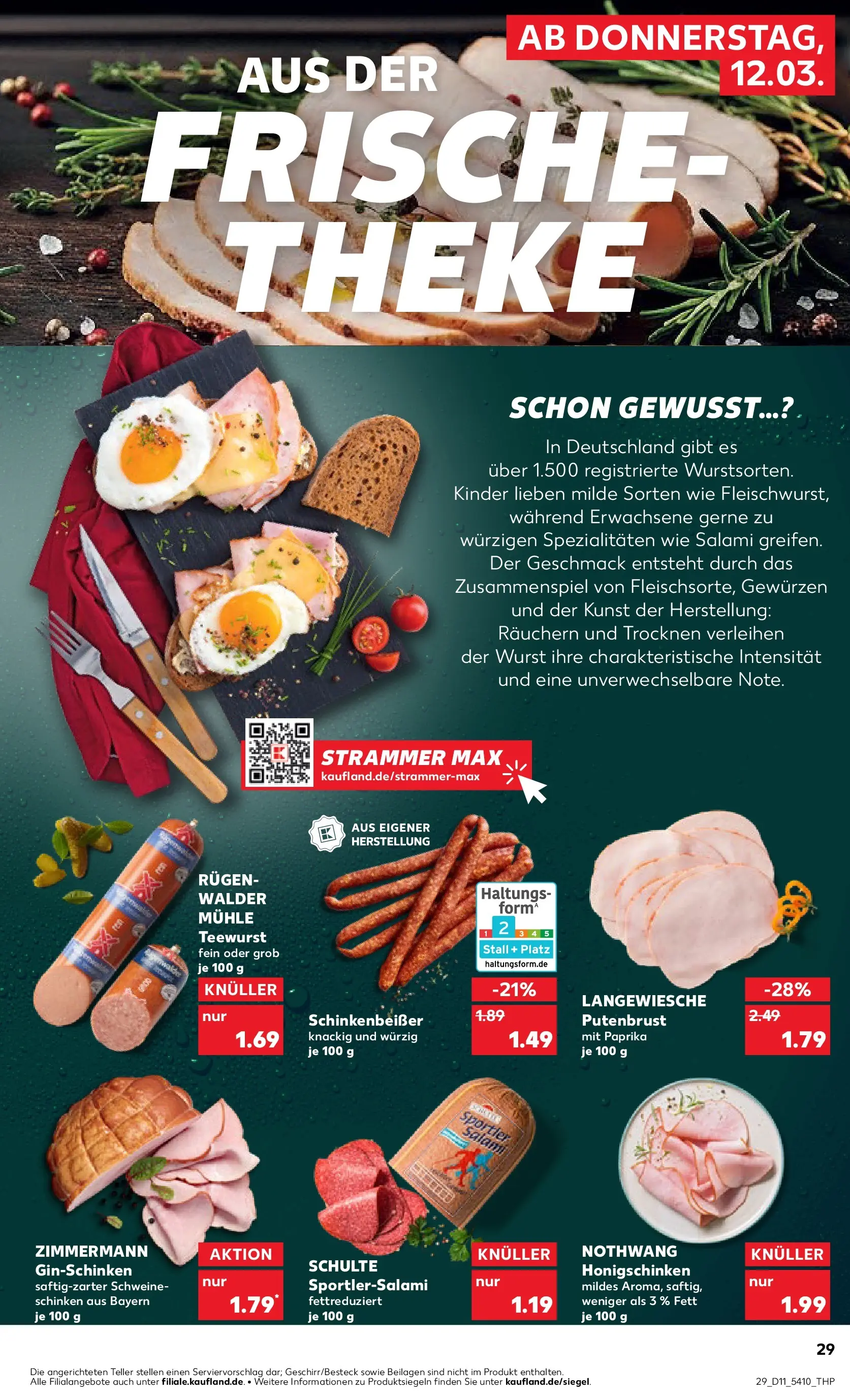 Prospekt Kaufland ab 09.03.2026 » Angebote Online zum Blättern | Seite: 41 | Produkte: Mühle, Theke, Paprika, Schinken