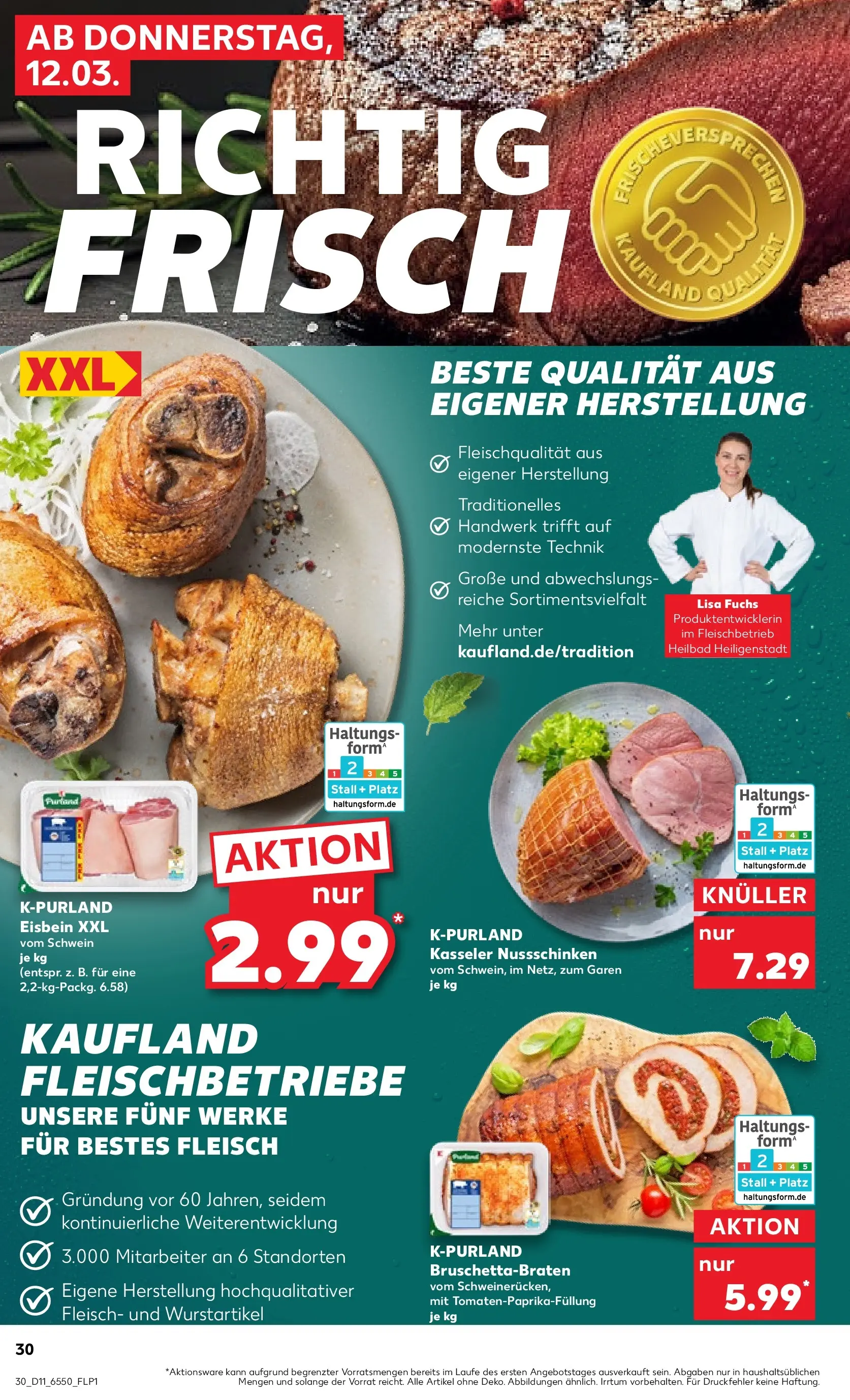 Prospekt Kaufland ab 12.03.2026 » Angebote Online zum Blättern | Seite: 34 | Produkte: Fleisch