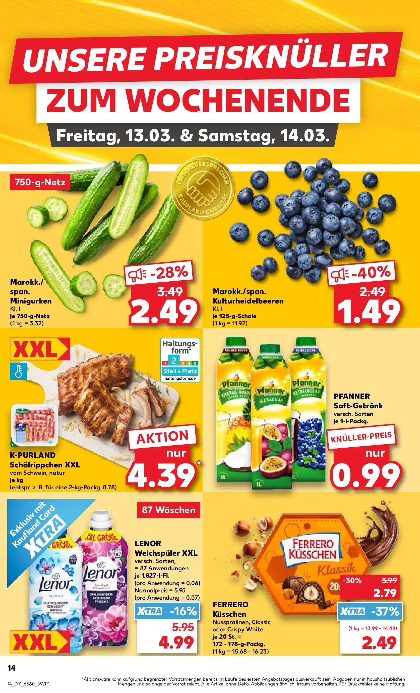 Prospekt Kaufland ab 12.03.2026 » Angebote Online zum Blättern | Seite: 18 | Produkte: Lenor, Weichspüler