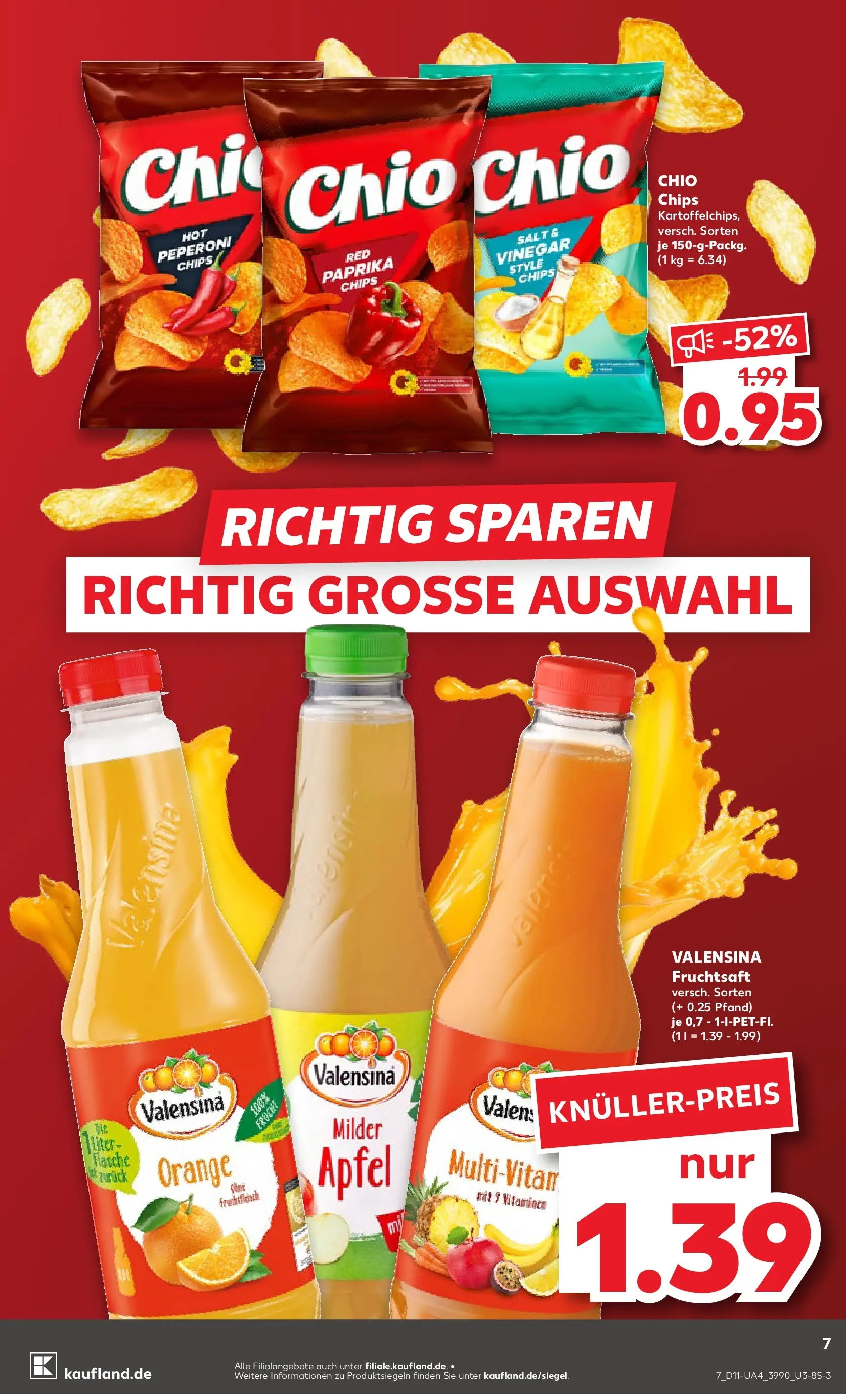 Prospekt Kaufland ab 09.03.2026 » Angebote Online zum Blättern | Seite: 19 | Produkte: Äpfel, Valensina, Paprika, Chips