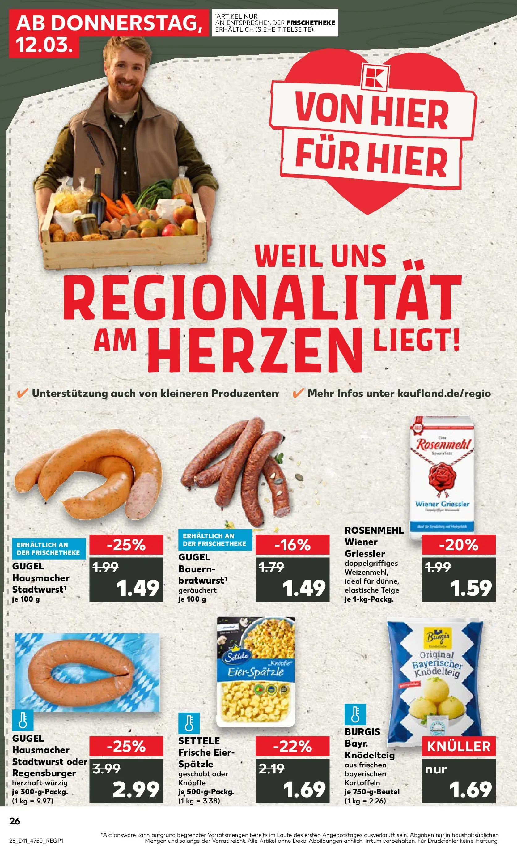 Prospekt Kaufland ab 09.03.2026 » Angebote Online zum Blättern | Seite: 38 | Produkte: Eier, Kartoffeln
