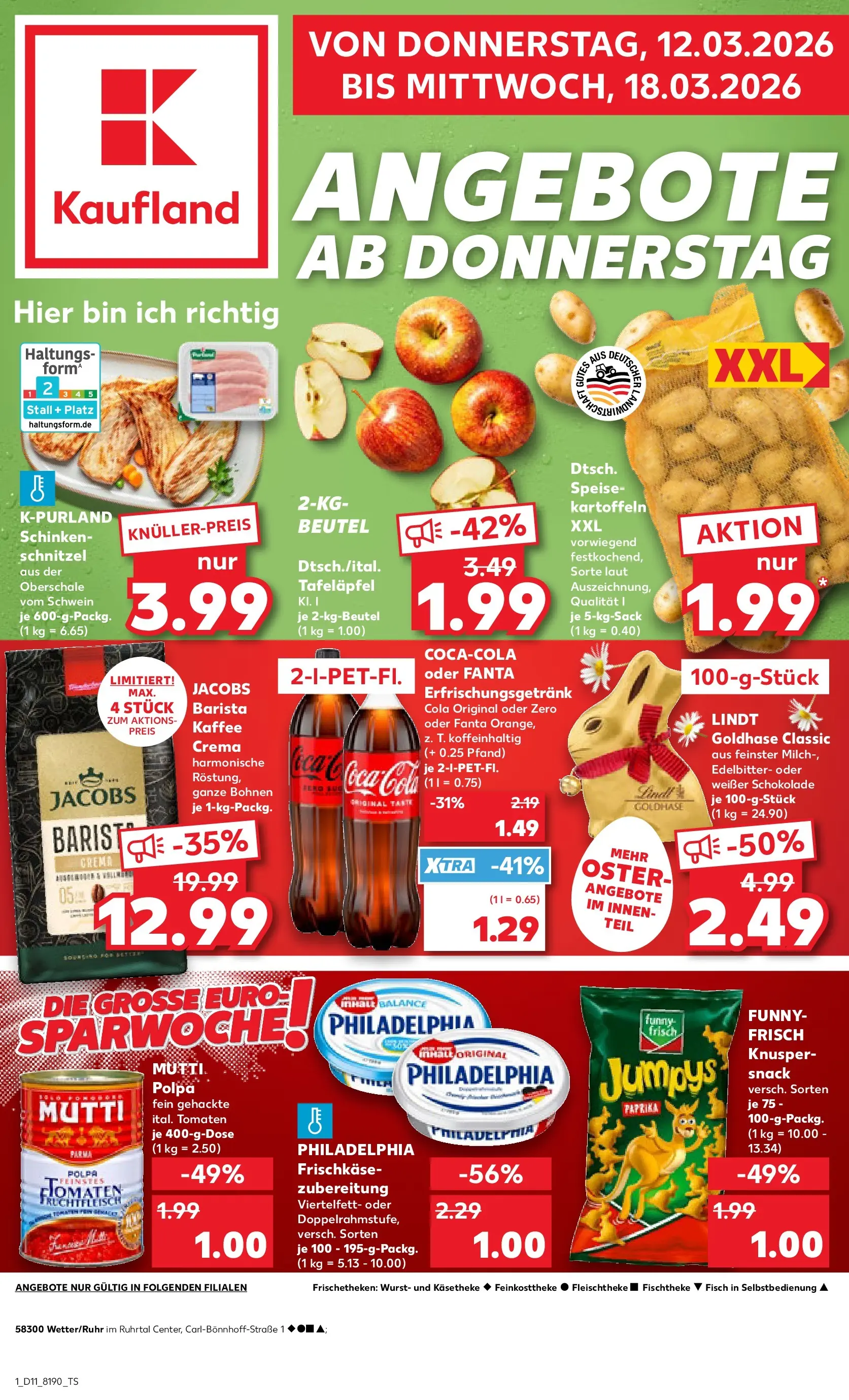 Prospekt Kaufland ab 09.03.2026 » Angebote Online zum Blättern | Seite: 13 | Produkte: Fanta, Kaffee, Funny frisch, Tomaten