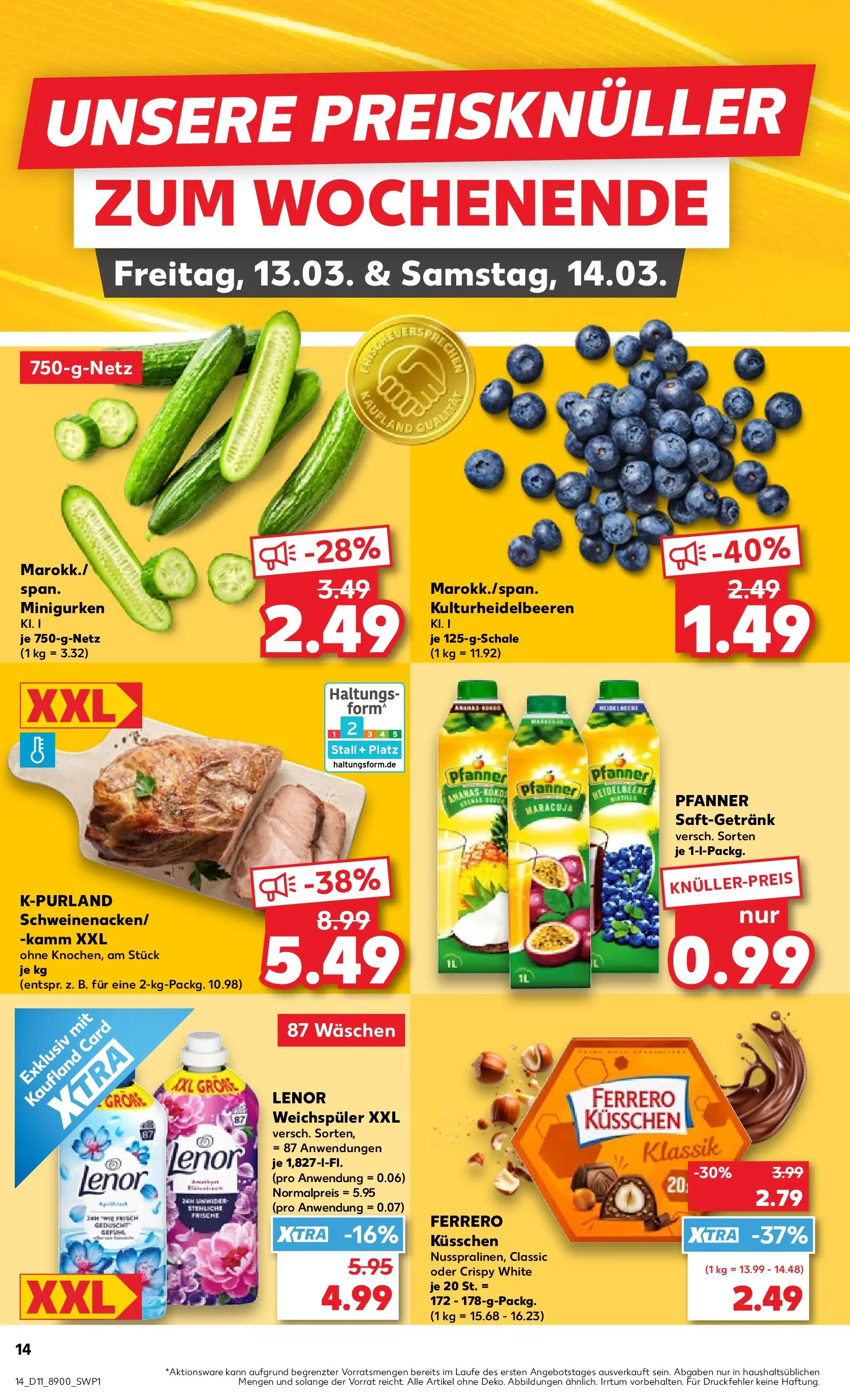 Prospekt Kaufland ab 12.03.2026 » Angebote Online zum Blättern | Seite: 18 | Produkte: Lenor, Weichspüler