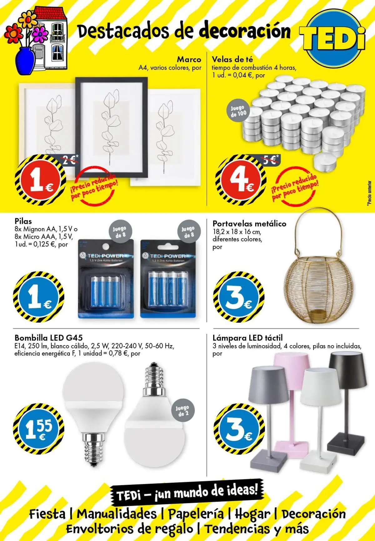 TEDi - Nueva apertura 07/03/2026 - 14/03/2026 | Página: 13 | Productos: Té, Marco, Βραχιόλι, Lámpara