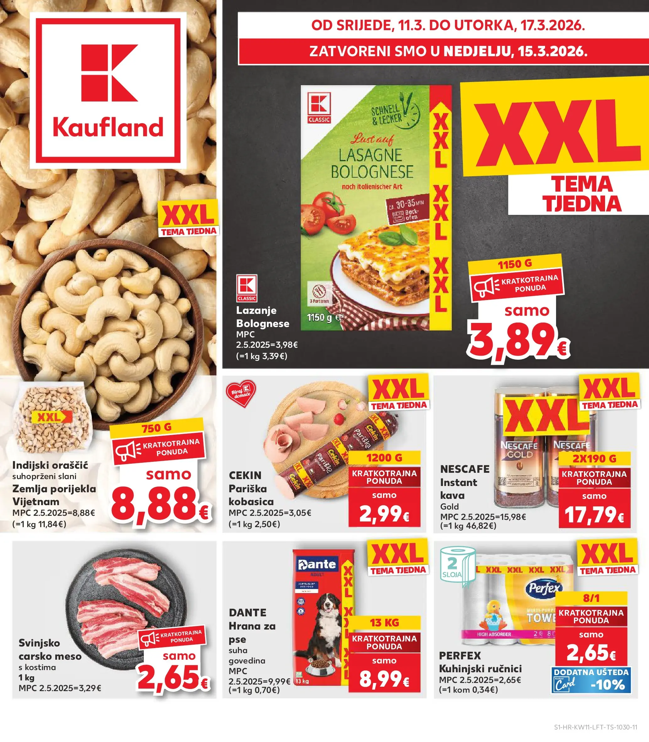Kaufland - Kaufland katalog do 17.03.2026 novi od 10.03.2026 na listanje > letak digitalni | Stranica: 1