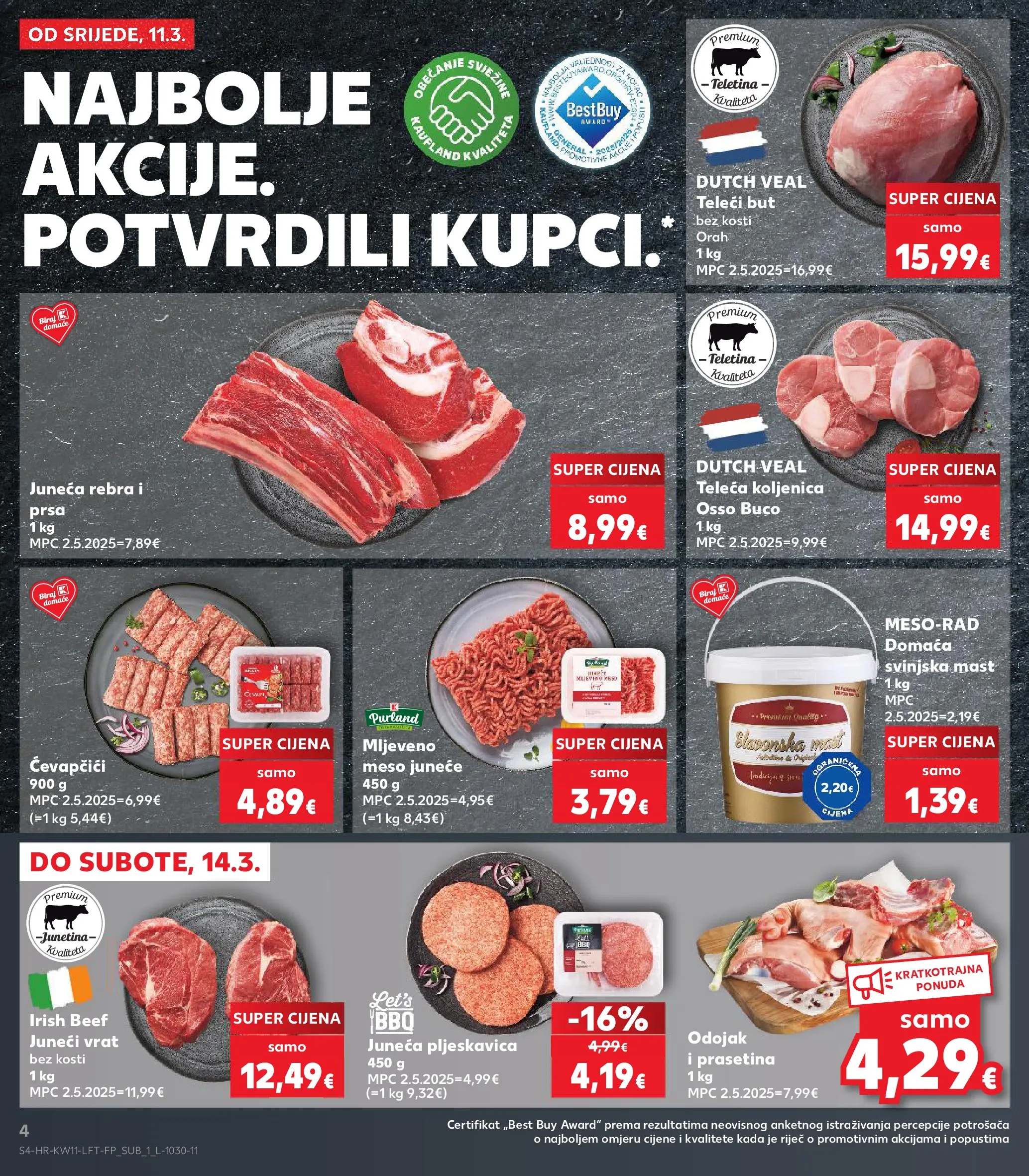 Kaufland - Kaufland katalog do 17.03.2026 novi od 10.03.2026 na listanje > letak digitalni | Stranica: 4