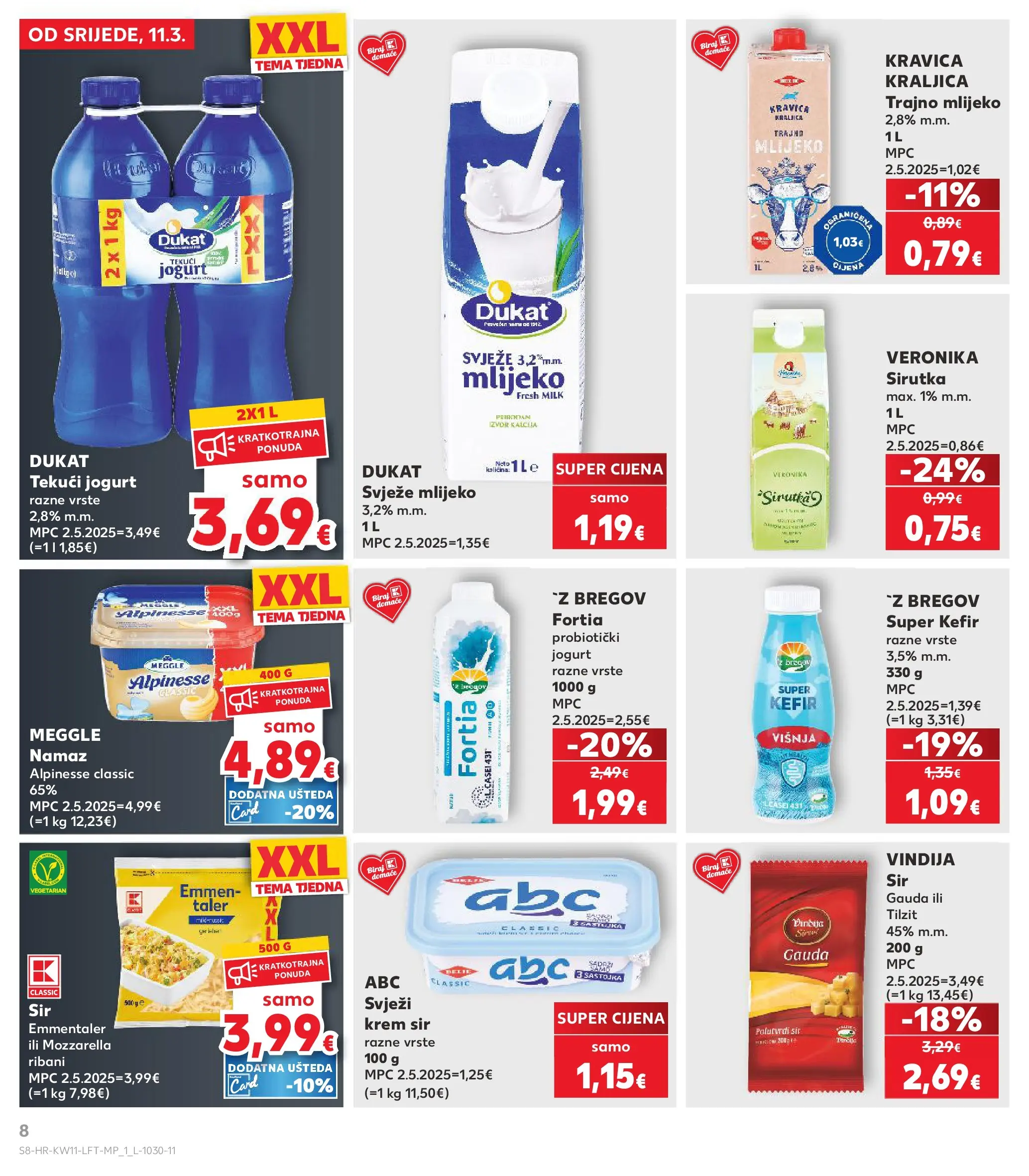 Kaufland - Kaufland katalog do 17.03.2026 novi od 10.03.2026 na listanje > letak digitalni | Stranica: 8