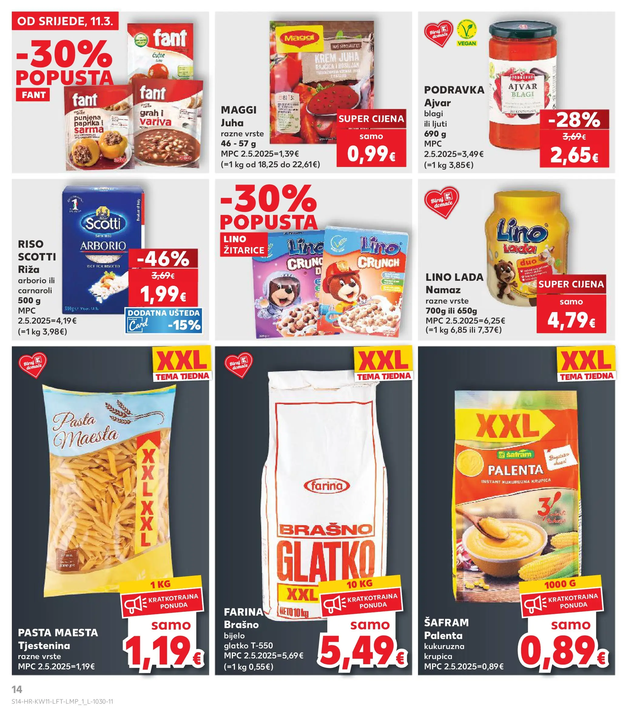 Kaufland - Kaufland katalog do 17.03.2026 novi od 10.03.2026 na listanje > letak digitalni | Stranica: 14